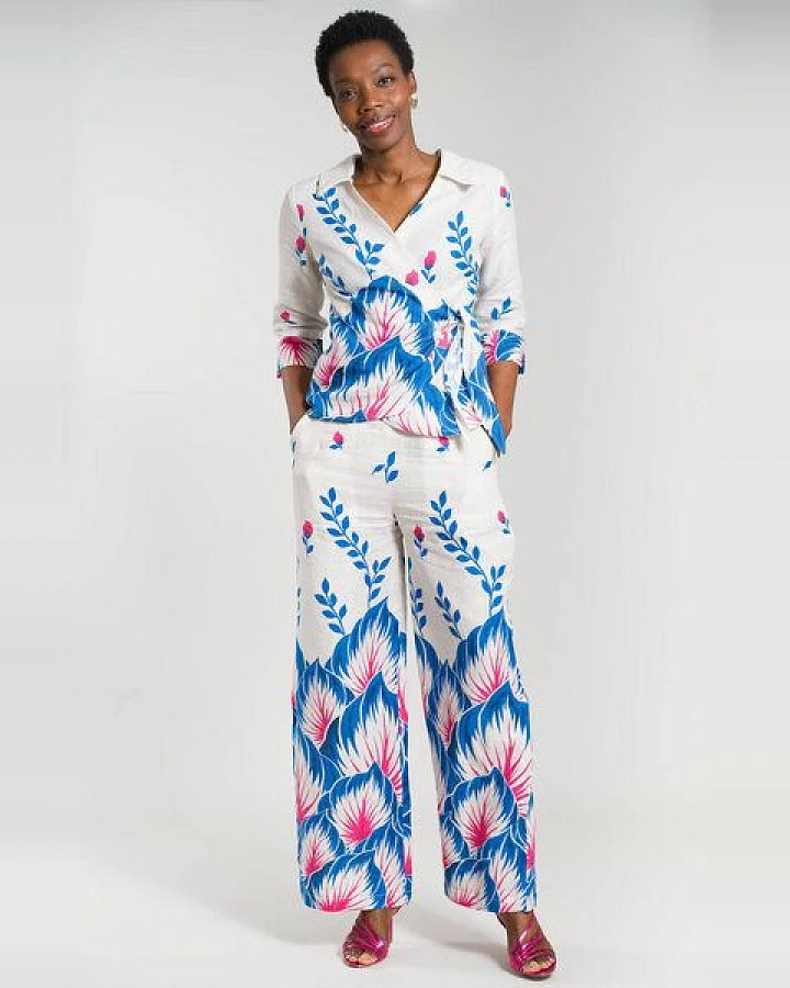 Nevice Frida-Set aus Wickelbluse und Hose