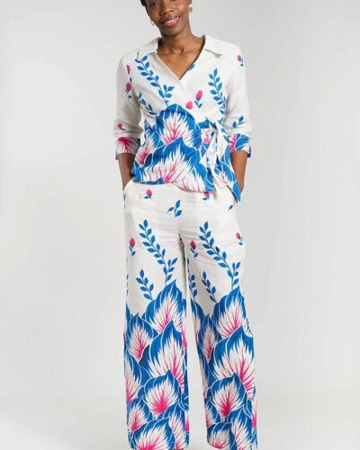 Nevice Frida-Set aus Wickelbluse und Hose