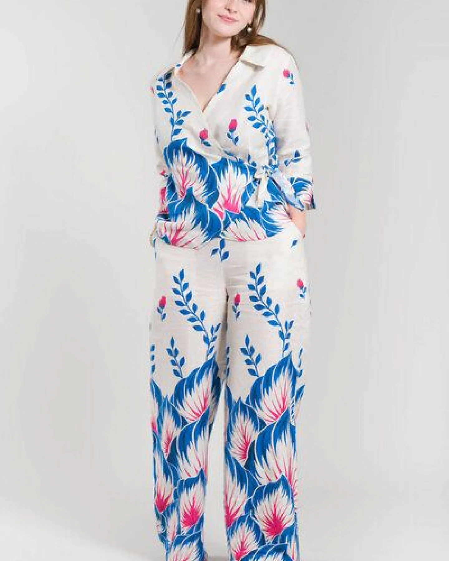 Nevice Frida-Set aus Wickelbluse und Hose – Ansicht 2