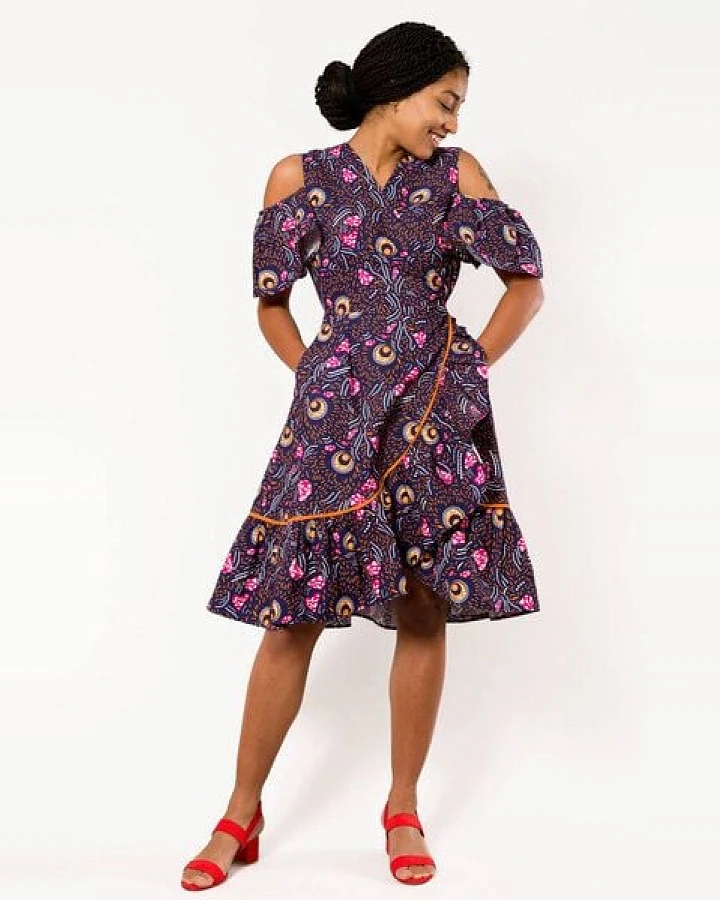 Nevice Jungle Love Wickelkleid aus Bio-Baumwolle