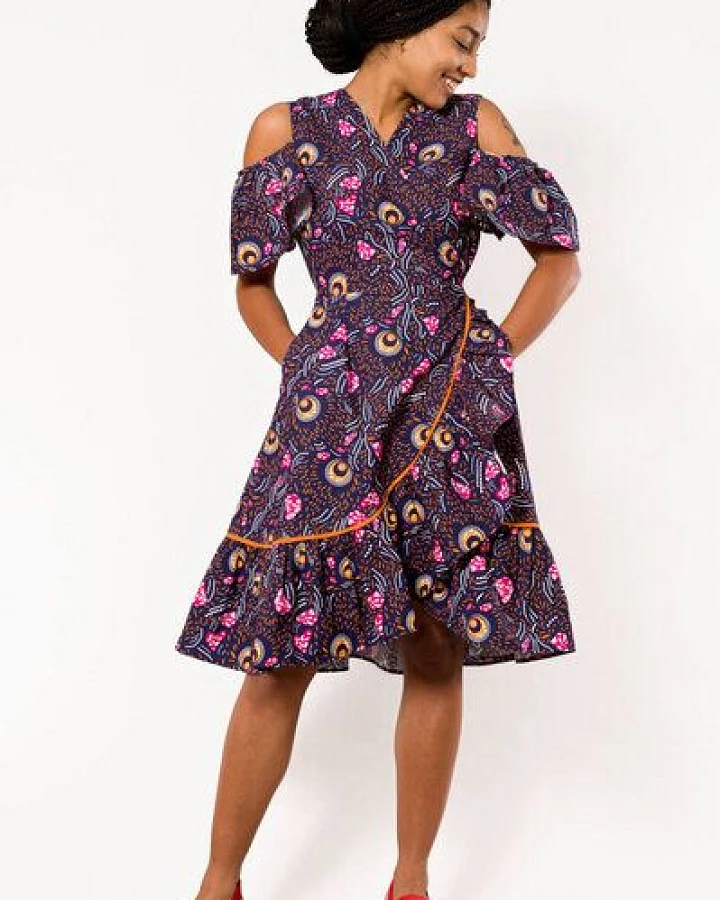 Nevice Jungle Love Wickelkleid aus Bio-Baumwolle