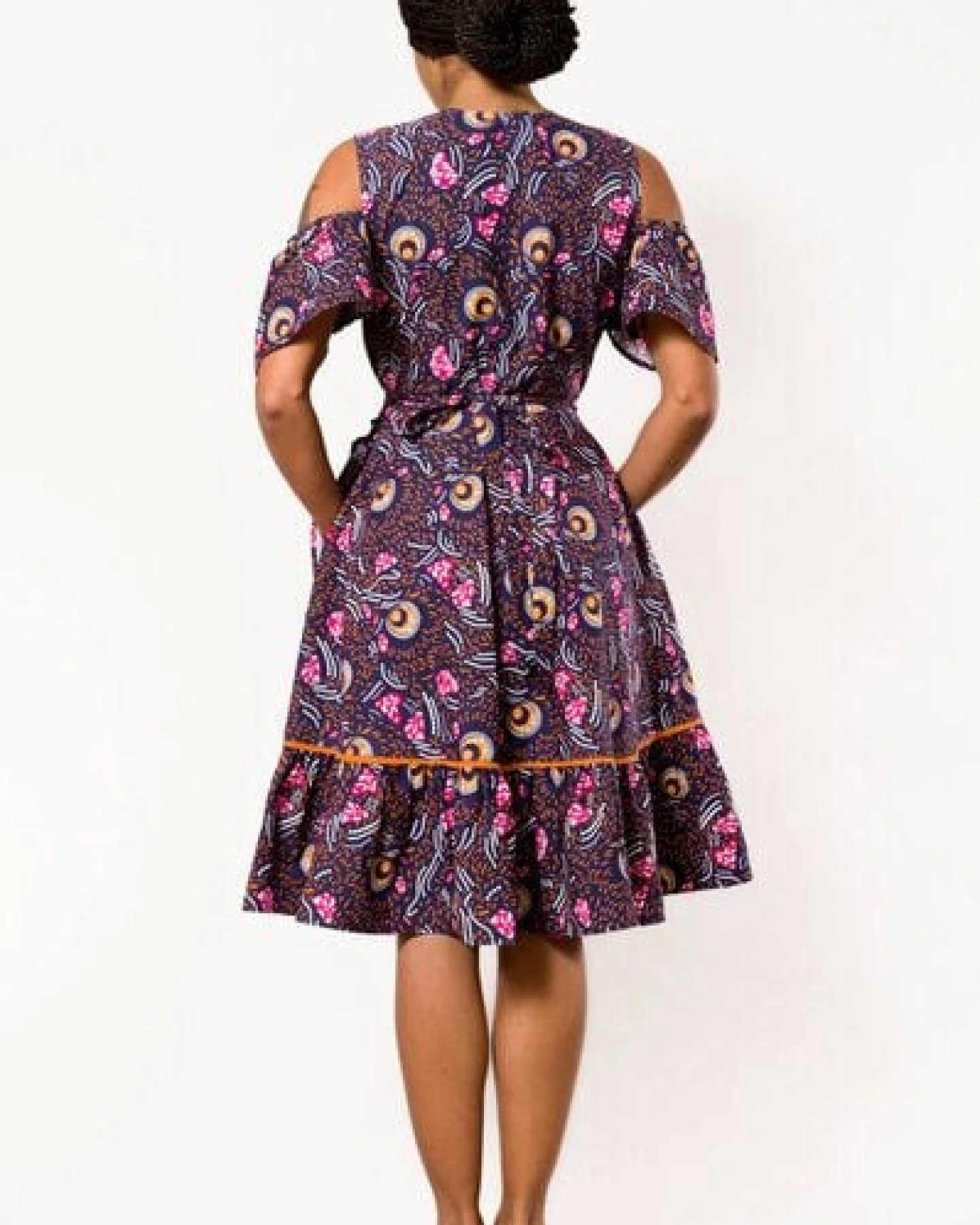 Nevice Jungle Love Wickelkleid aus Bio-Baumwolle – Ansicht 4