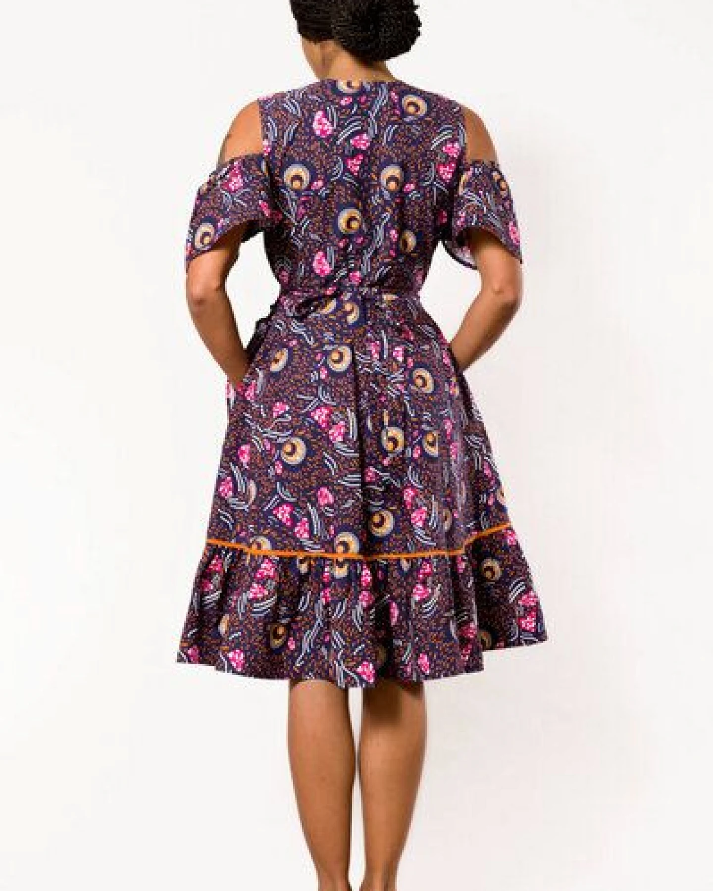 Nevice Jungle Love Wickelkleid aus Bio-Baumwolle – Ansicht 4