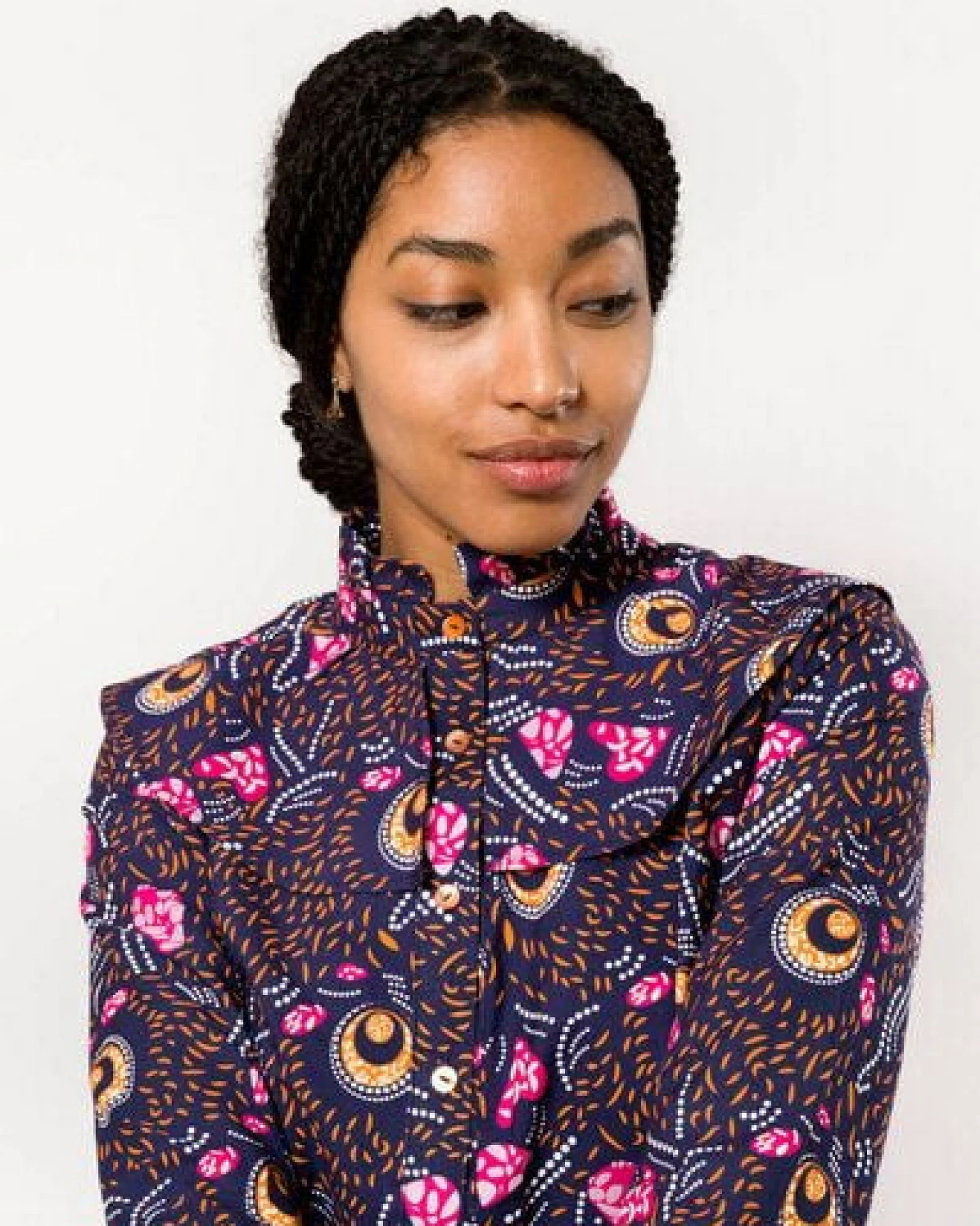 Nevice Jungle Love Rüschen-Bluse aus Bio-Baumwolle – Ansicht 3