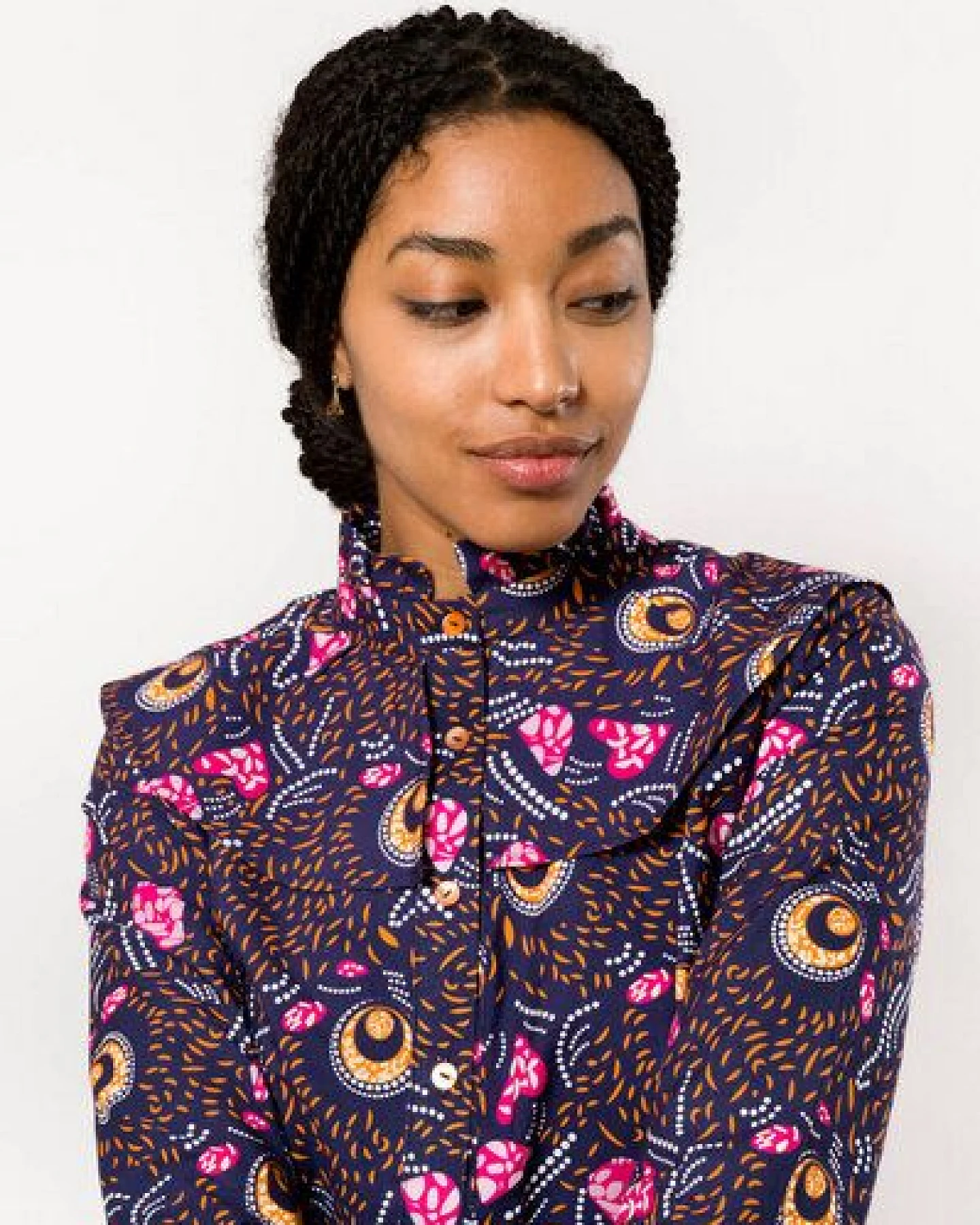 Nevice Jungle Love Rüschen-Bluse aus Bio-Baumwolle – Ansicht 3