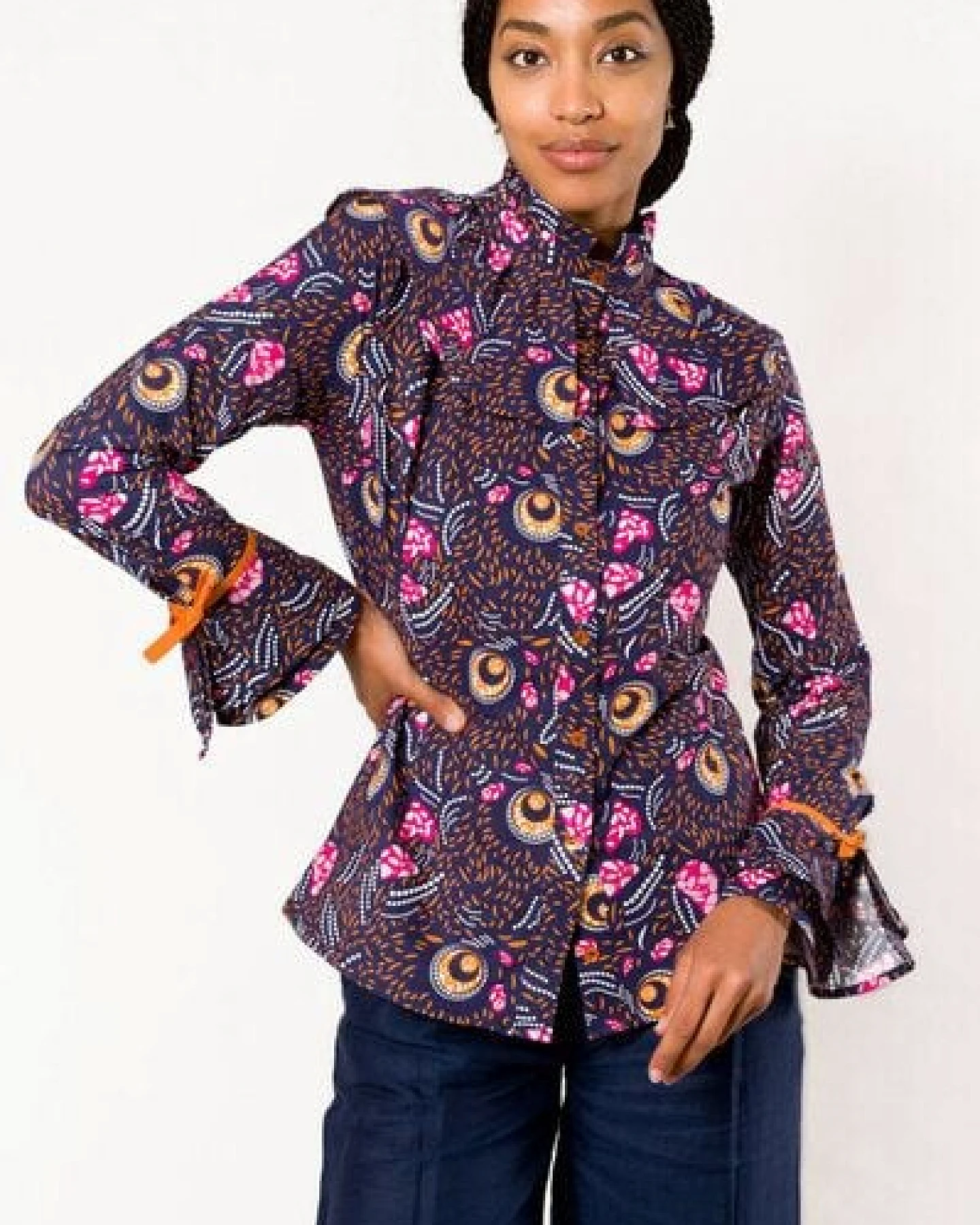 Nevice Jungle Love Rüschen-Bluse aus Bio-Baumwolle – Ansicht 4