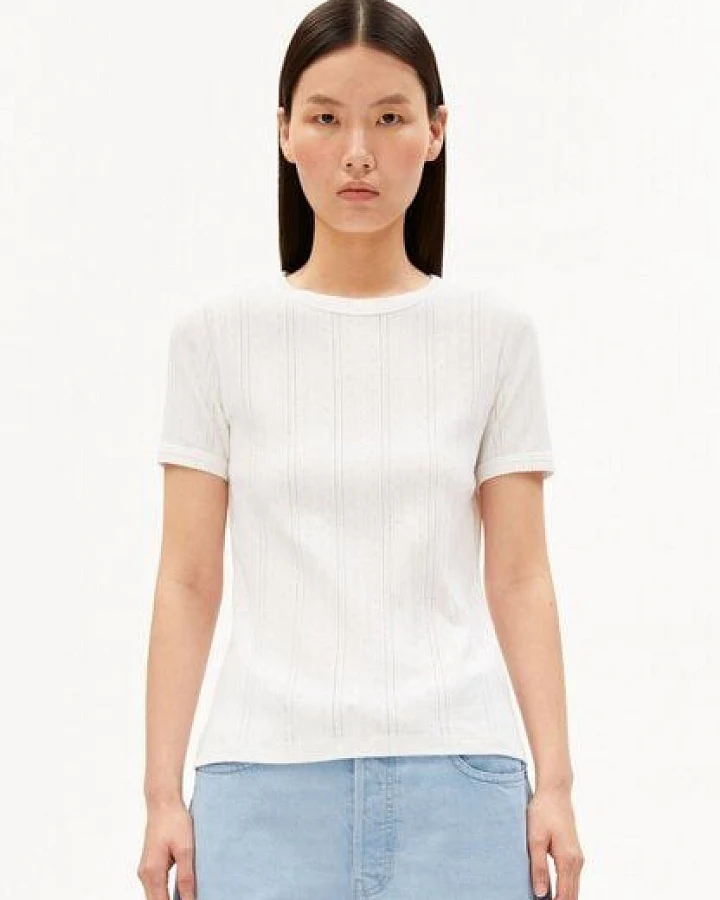 ARMEDANGELS POINTELLE Damen T-Shirt aus 100% Bio-Baumwolle