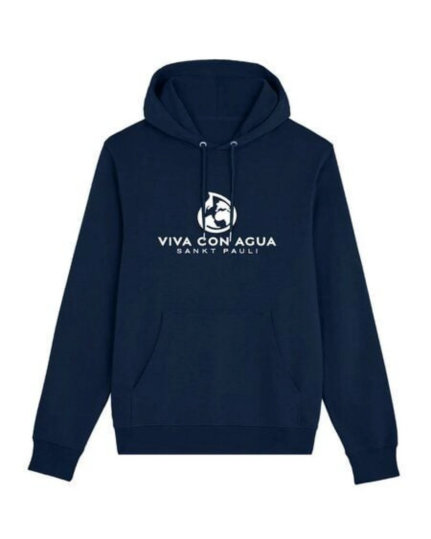 Viva con Agua Hoodie LAUT Dunkelblau – Ansicht 2