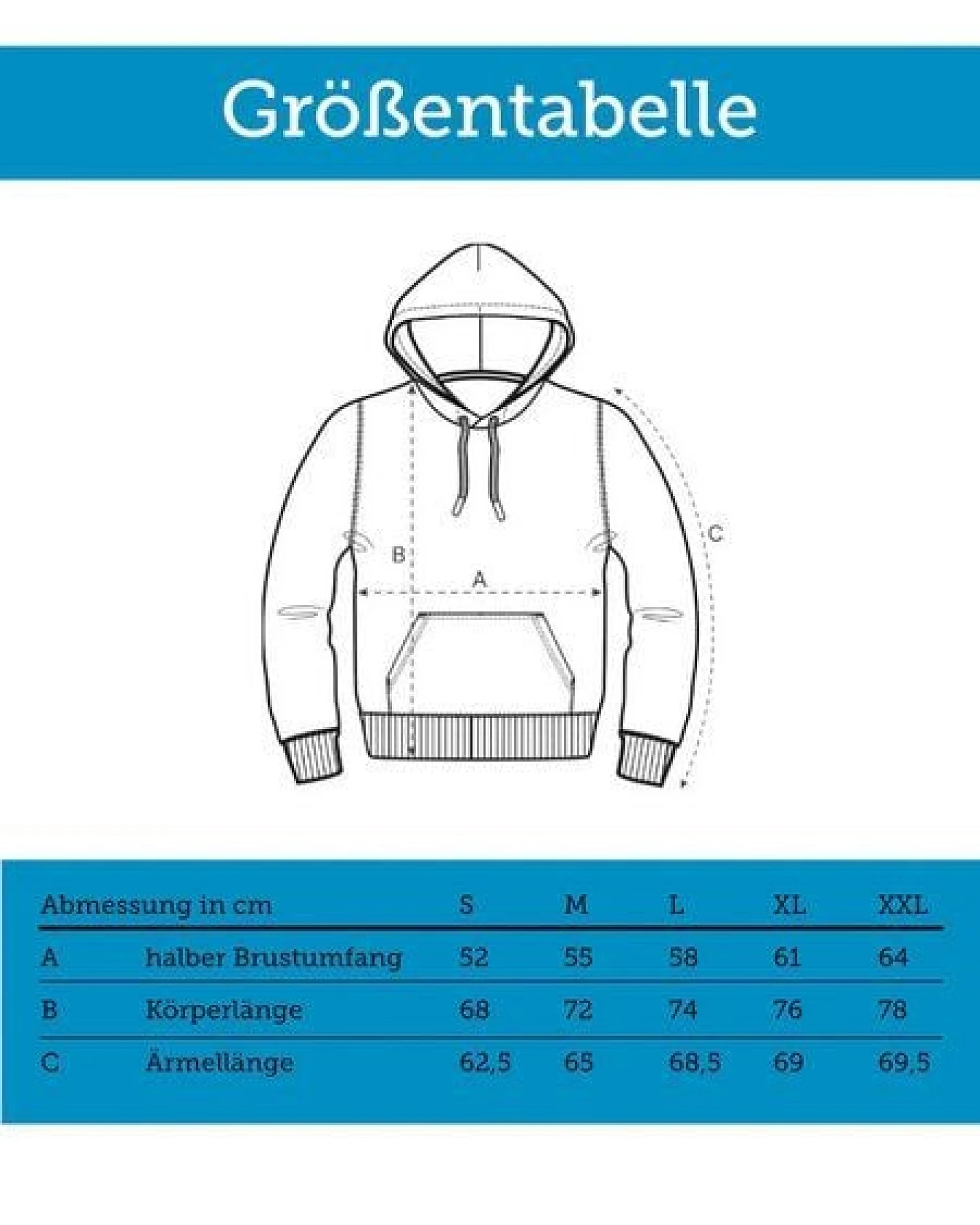 Viva con Agua Hoodie LAUT Dunkelblau – Ansicht 3