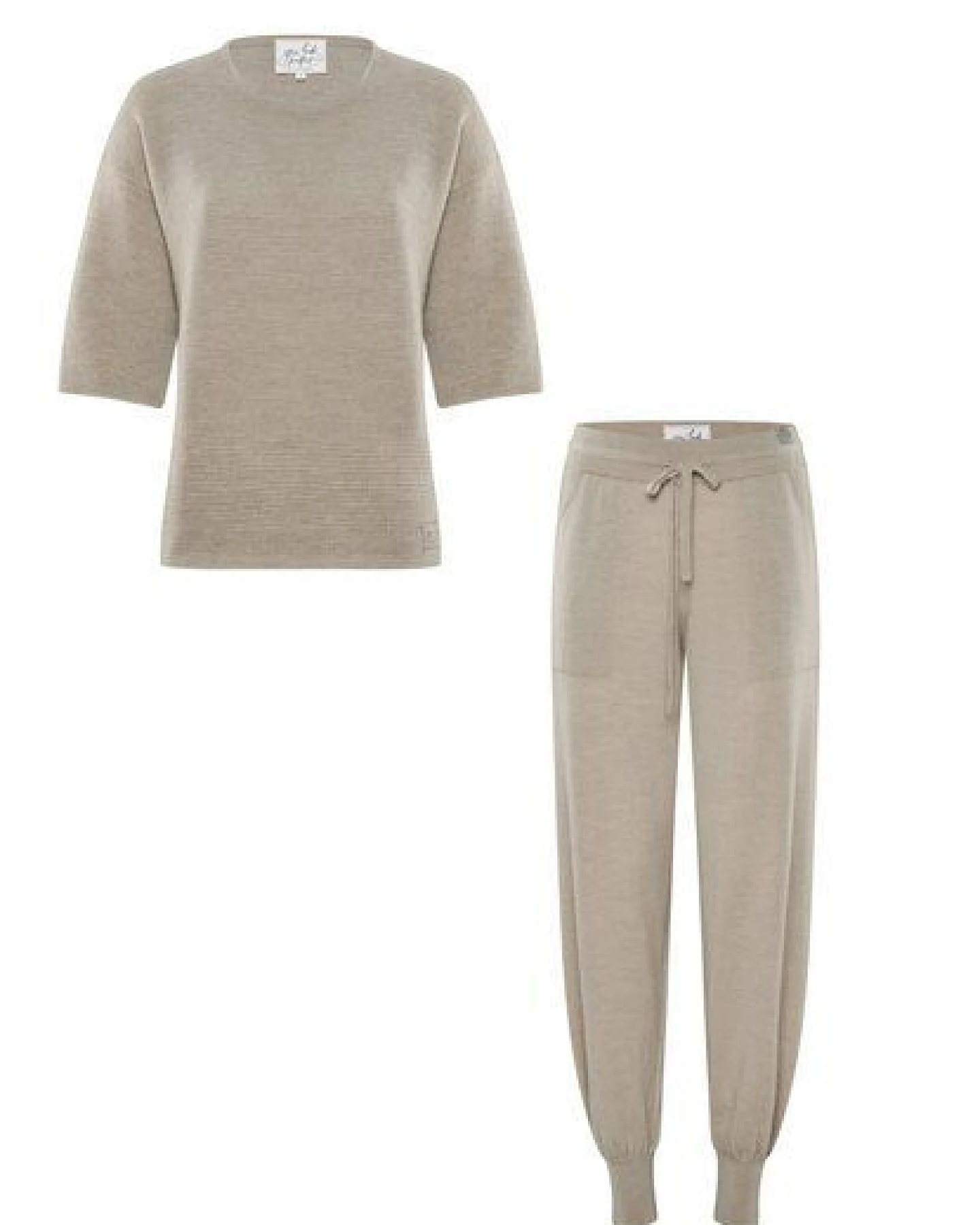 YOU LOOK PERFECT Merino Loungewear Set „Strickpullover Fay & Strickhose Bella" – Ansicht 4