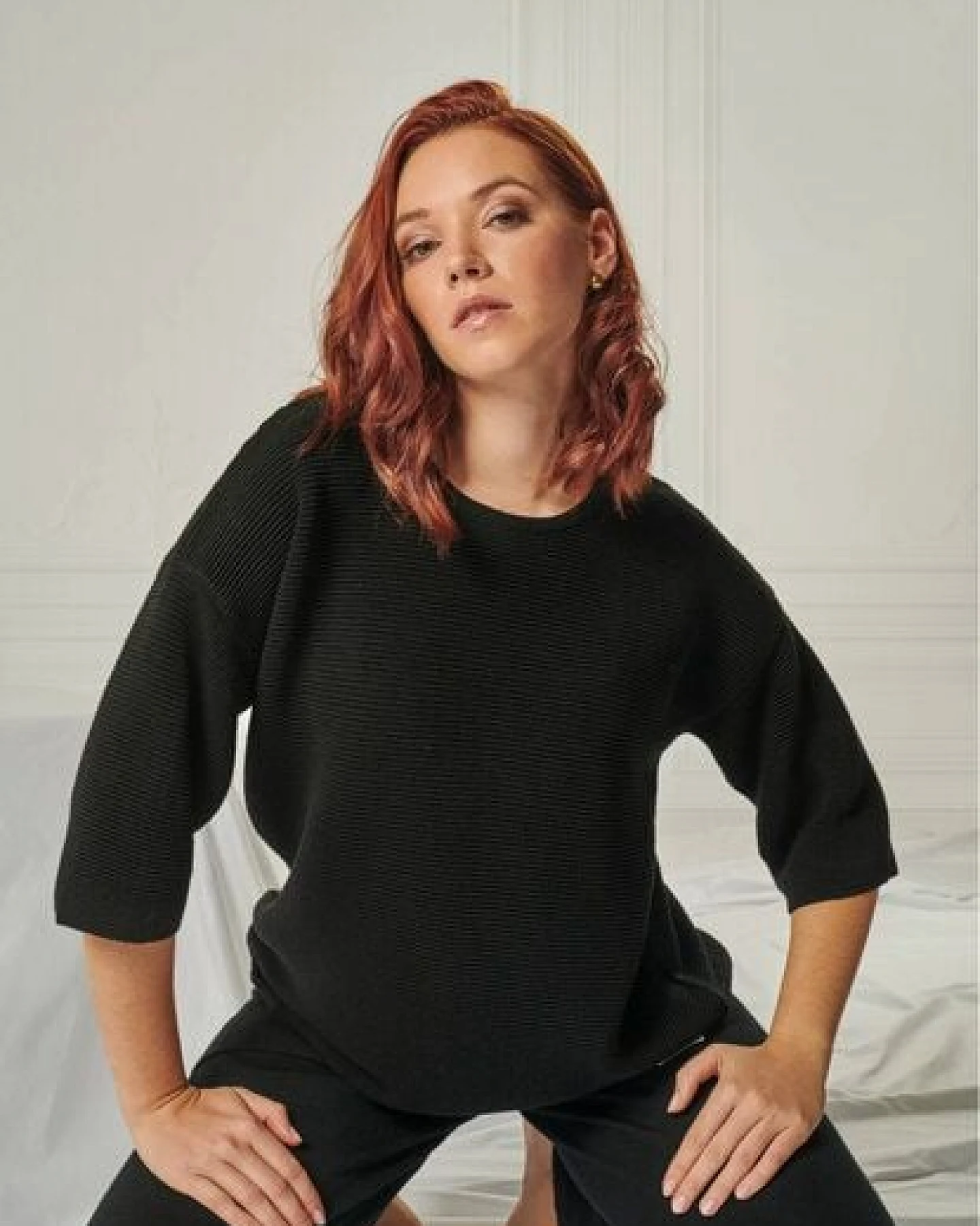 YOU LOOK PERFECT Merino Loungewear Set „Strickpullover Fay & Strickhose Frida" – Ansicht 4