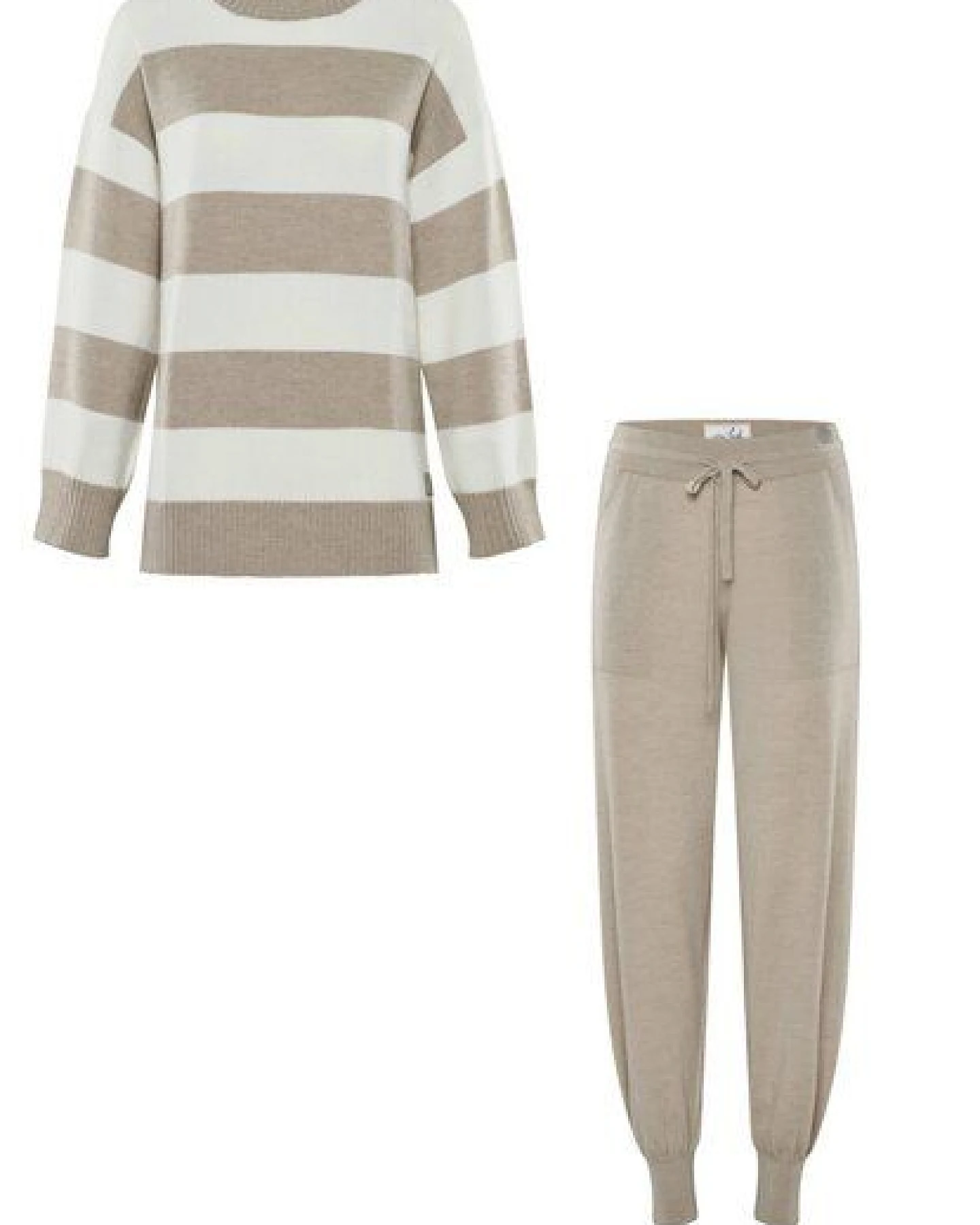 YOU LOOK PERFECT Merino Loungewear Set „Strickpullover Felia & Strickhose Bella" – Ansicht 4