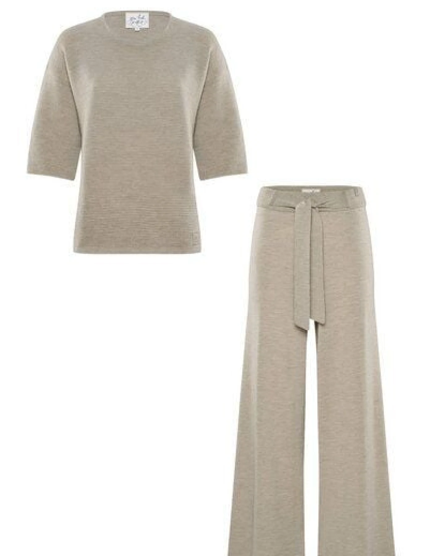 YOU LOOK PERFECT Merino Loungewear Set „Strickpullover Fay & Strickhose Bailey" – Ansicht 4
