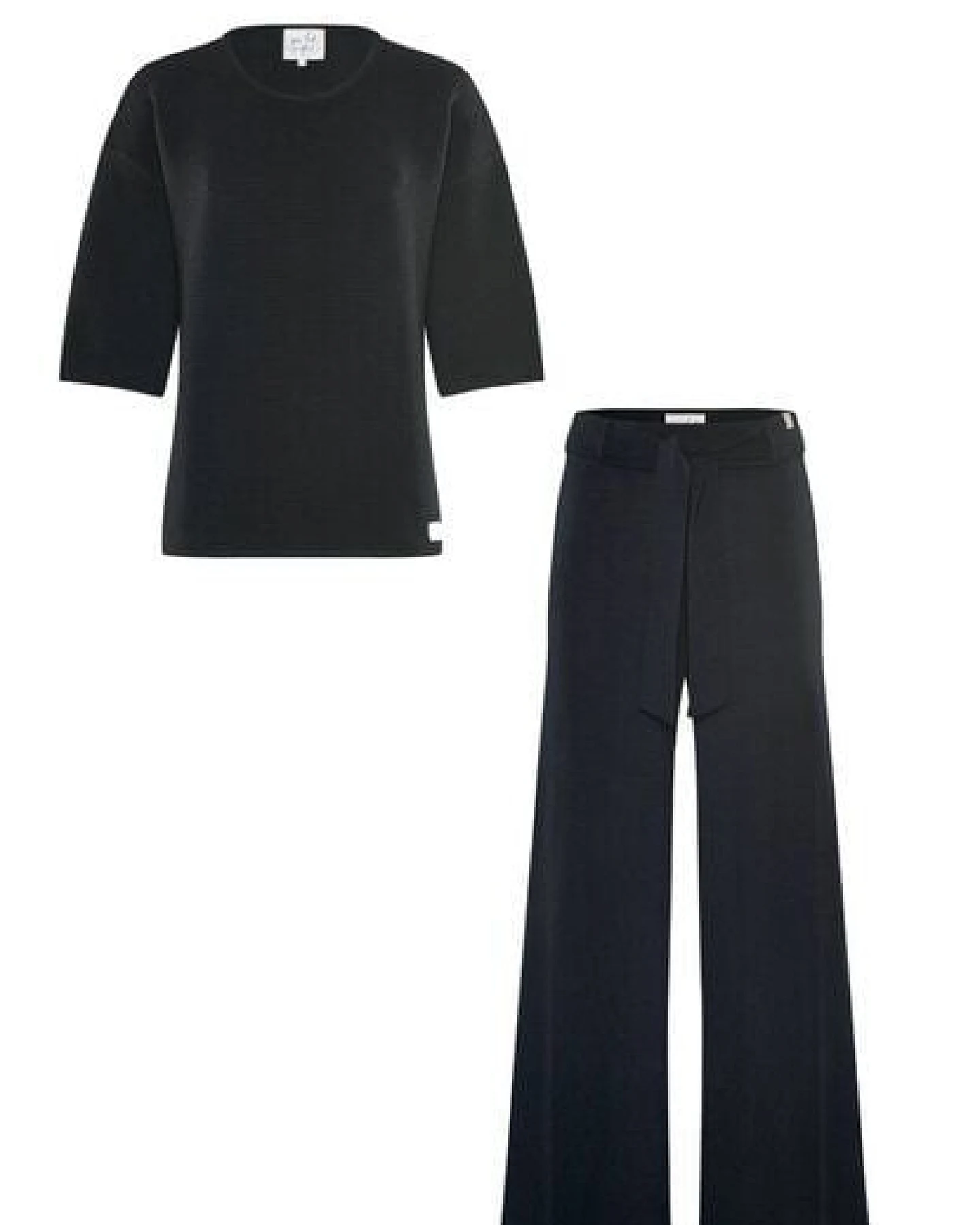 YOU LOOK PERFECT Merino Loungewear Set „Strickpullover Fay & Strickhose Bailey" – Ansicht 4