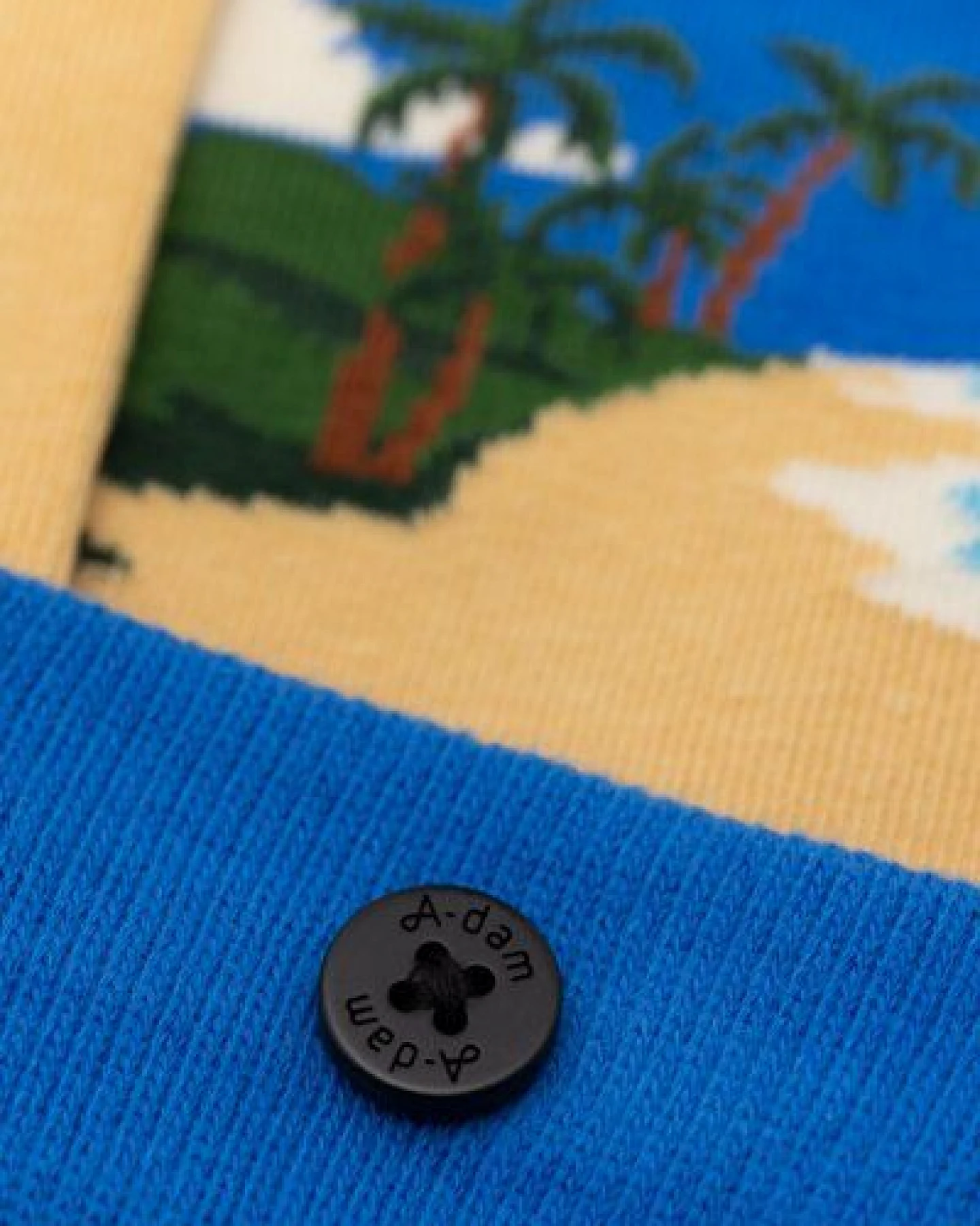 A-Dam Bunte Socken Ecru Beach – Ansicht 2