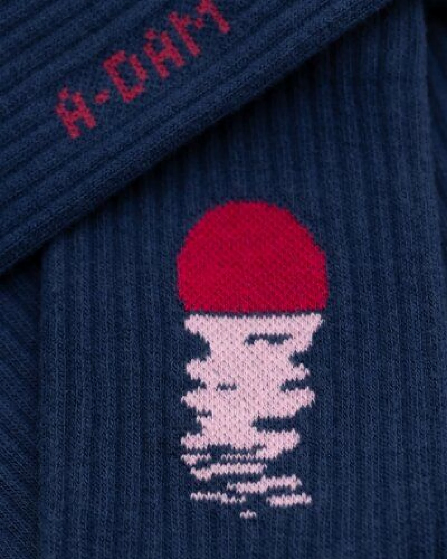 A-Dam Dunkelblaue Socken Blue Sunset – Ansicht 2