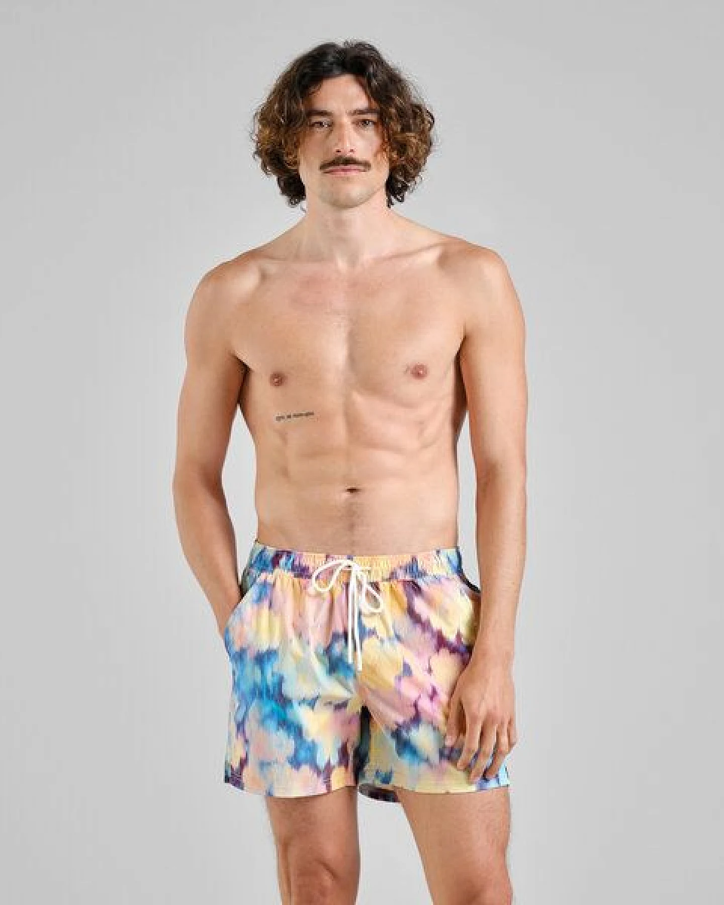 DEDICATED Bade-Shorts Birka Ikat Field – Ansicht 2