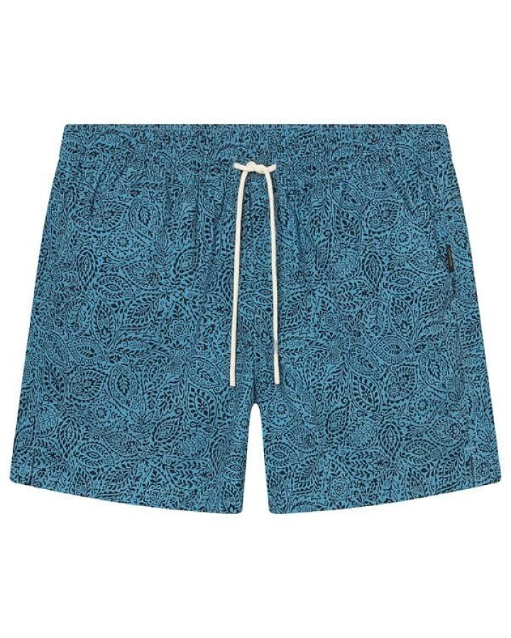 DEDICATED Bade-Shorts Birka Paisley Leaf