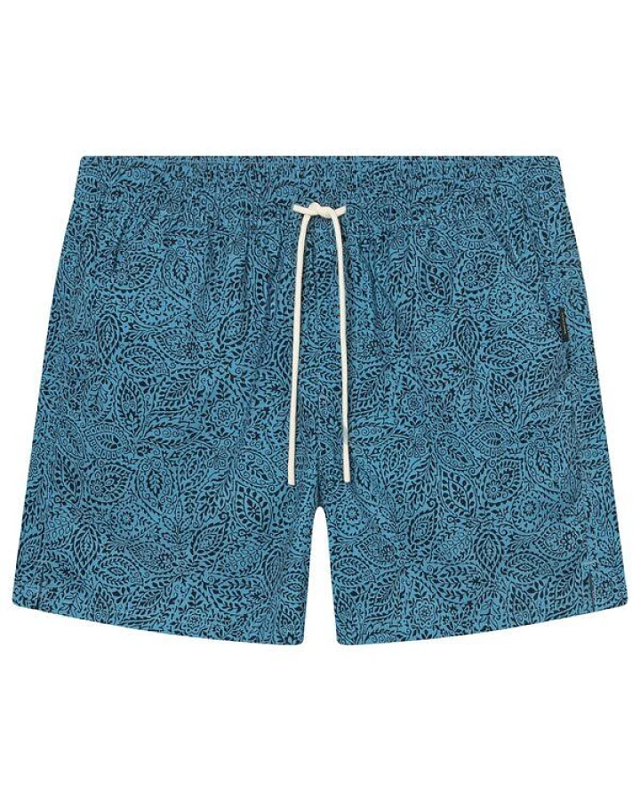DEDICATED Bade-Shorts Birka Paisley Leaf