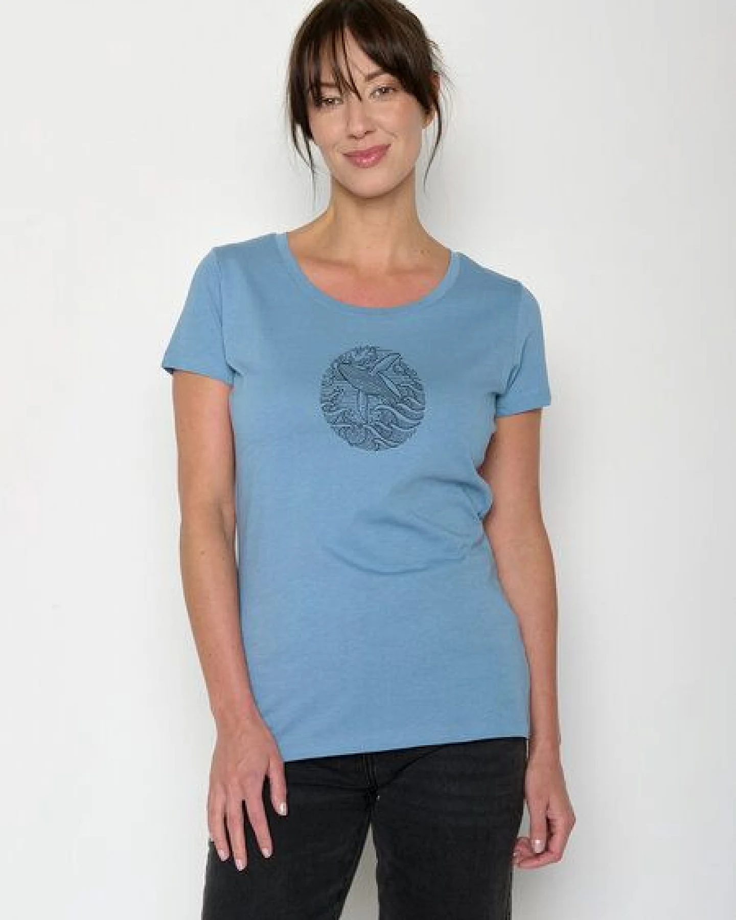 GREENBOMB T-Shirt Whale Action Loves – Ansicht 2