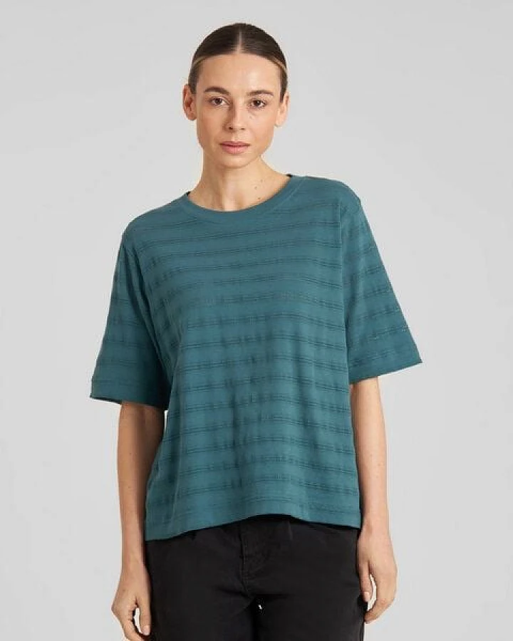 DEDICATED T-Shirt Vadstena Lace - Mediterranea Green