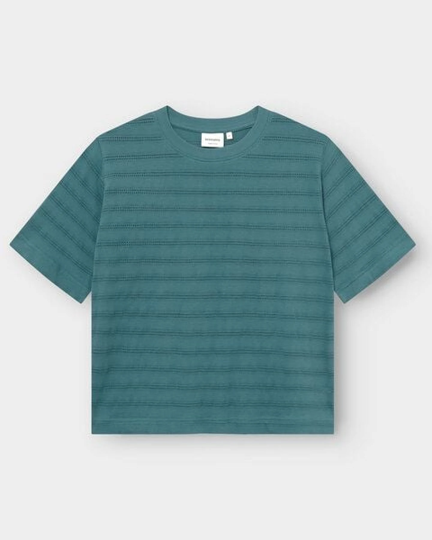 DEDICATED T-Shirt Vadstena Lace - Mediterranea Green – Ansicht 2