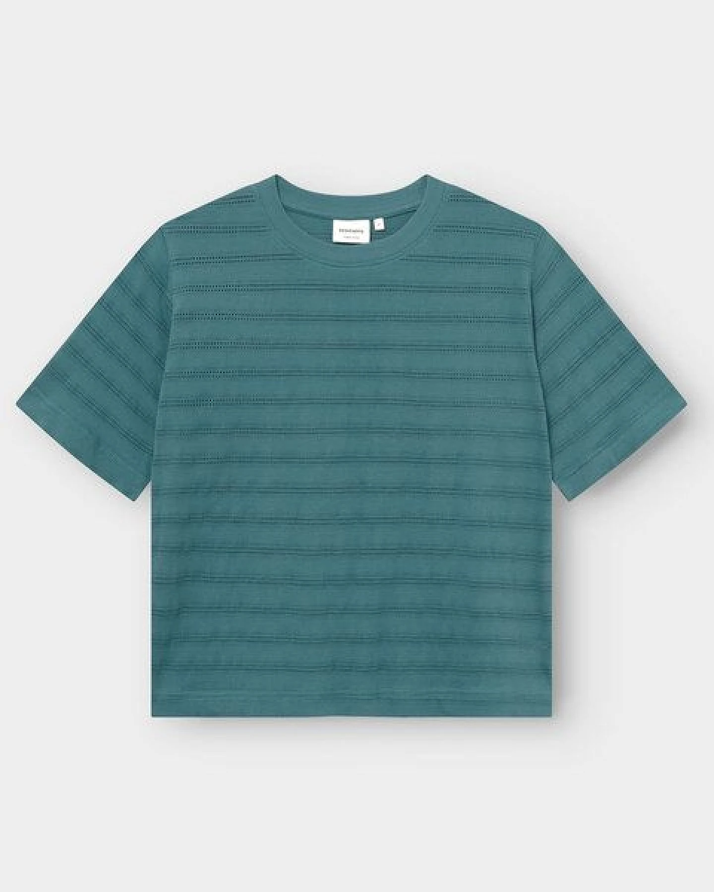 DEDICATED T-Shirt Vadstena Lace - Mediterranea Green – Ansicht 2
