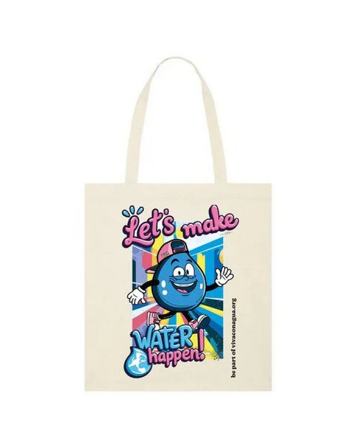 Viva con Agua Jute Beutel MAKE WATER HAPPEN