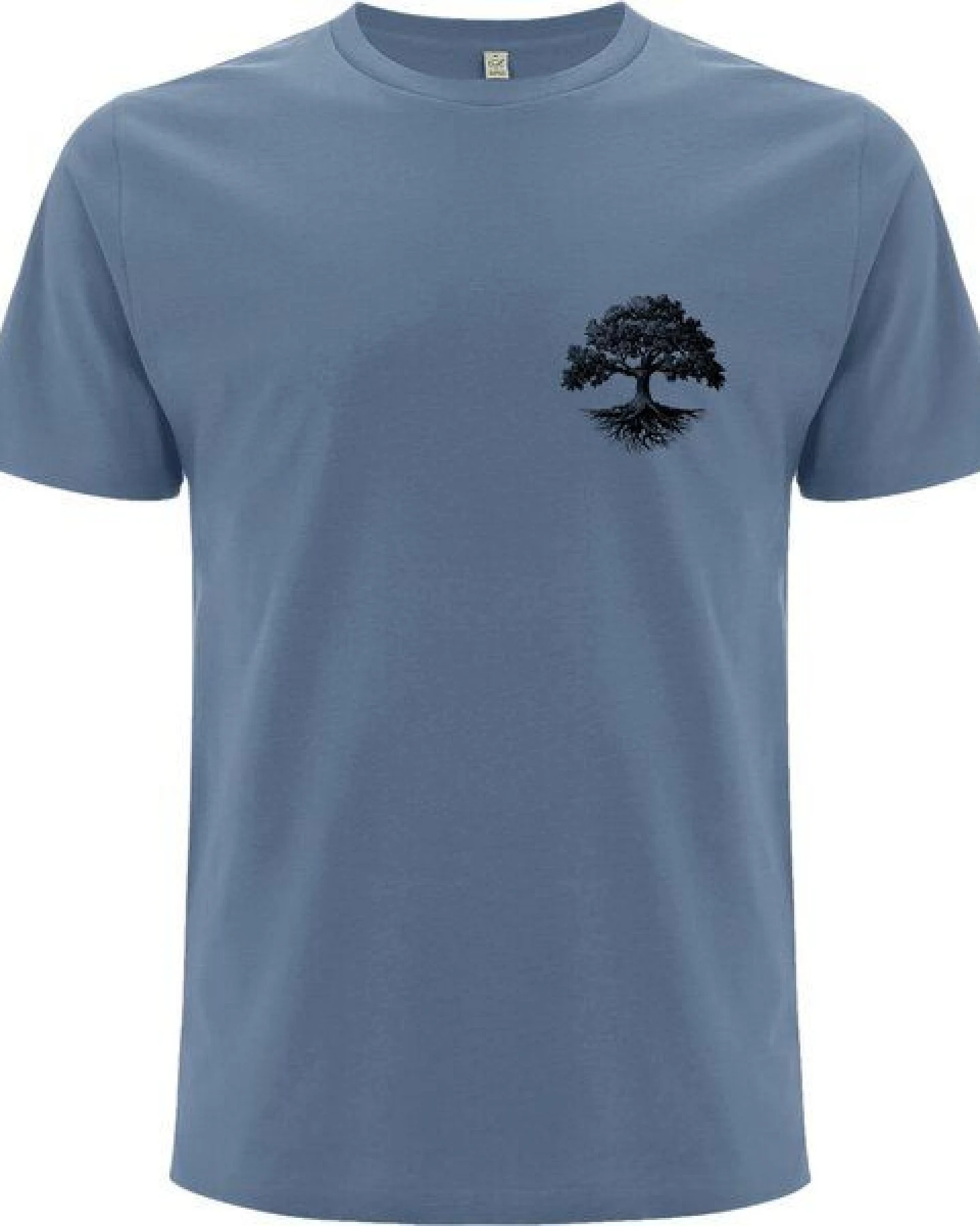 Spreecult Kleiner Baum - Bio und Fair - Männer Unisex T-Shirt - Baumwurzel – Ansicht 2
