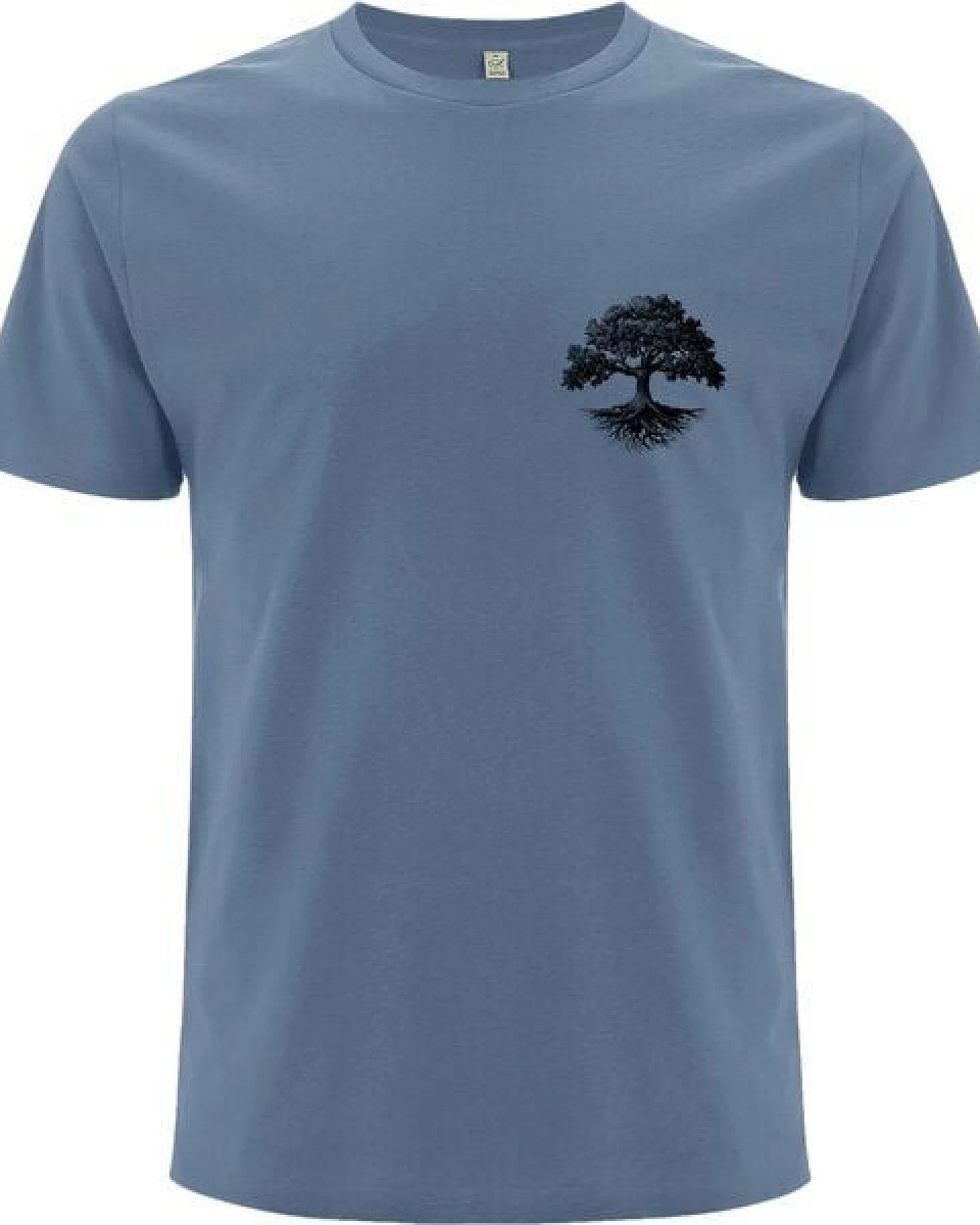 Spreecult Kleiner Baum - Bio und Fair - Männer Unisex T-Shirt - Baumwurzel – Ansicht 2