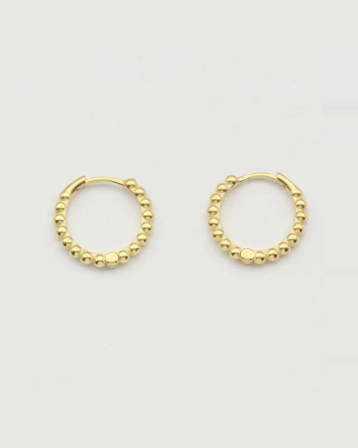 Creole Medium Pearls "S/M" 16 mm