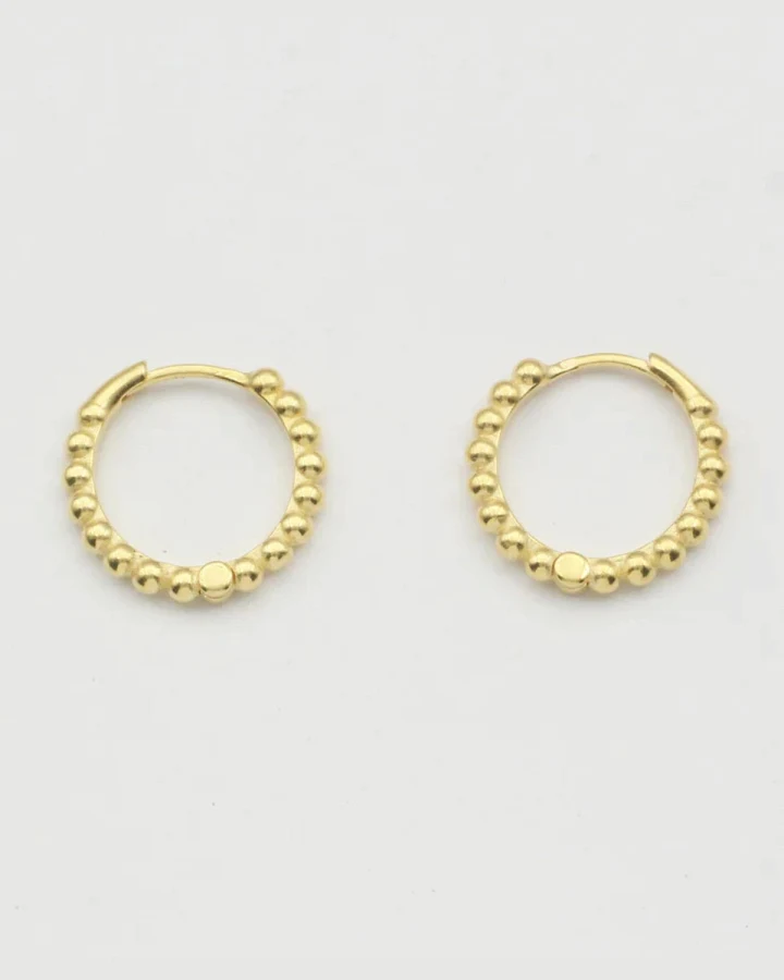 Creole Medium Pearls "S/M" 16 mm