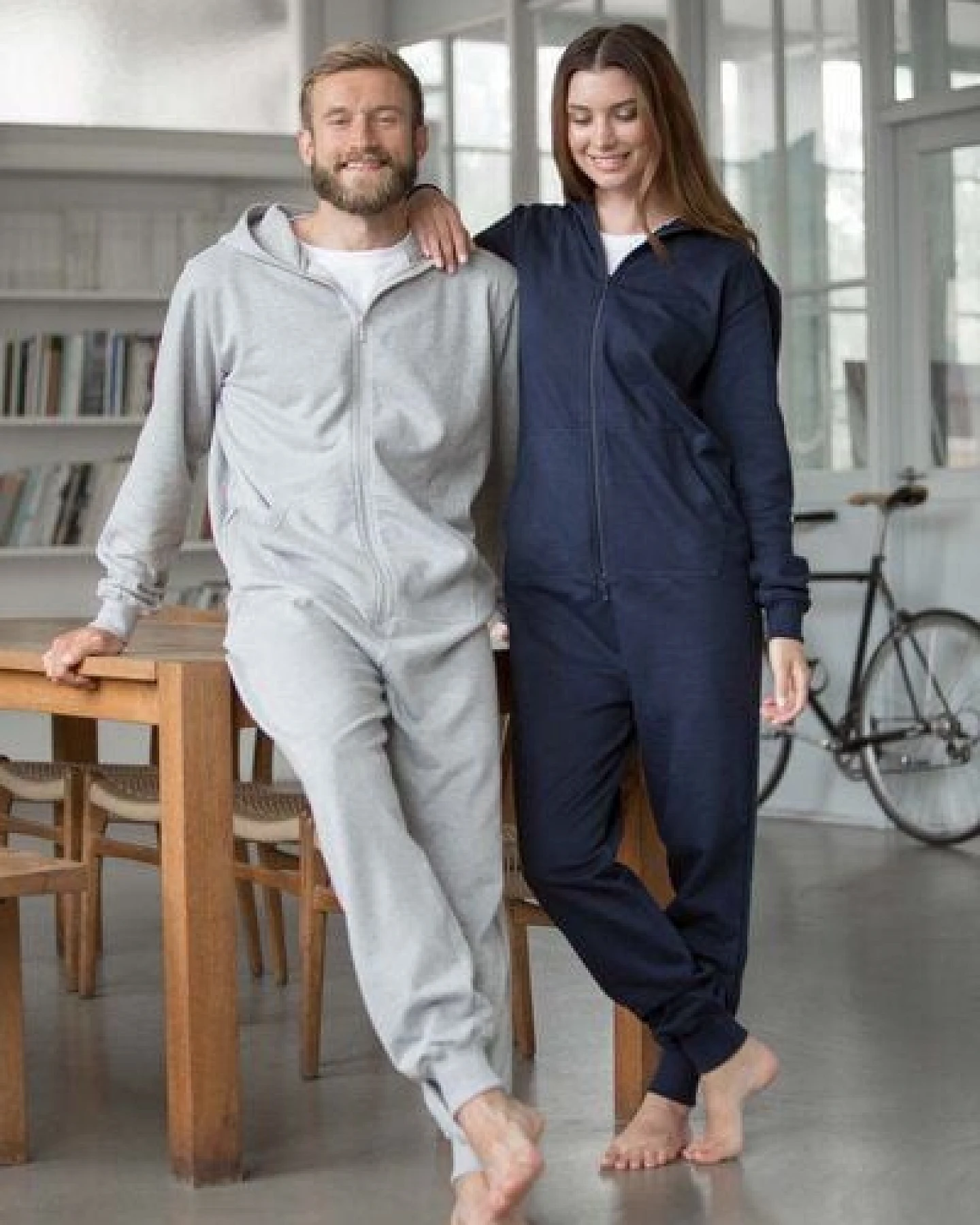 Neutral® Damen Herren Unisex Hausanzug Jumpsuit – Ansicht 2