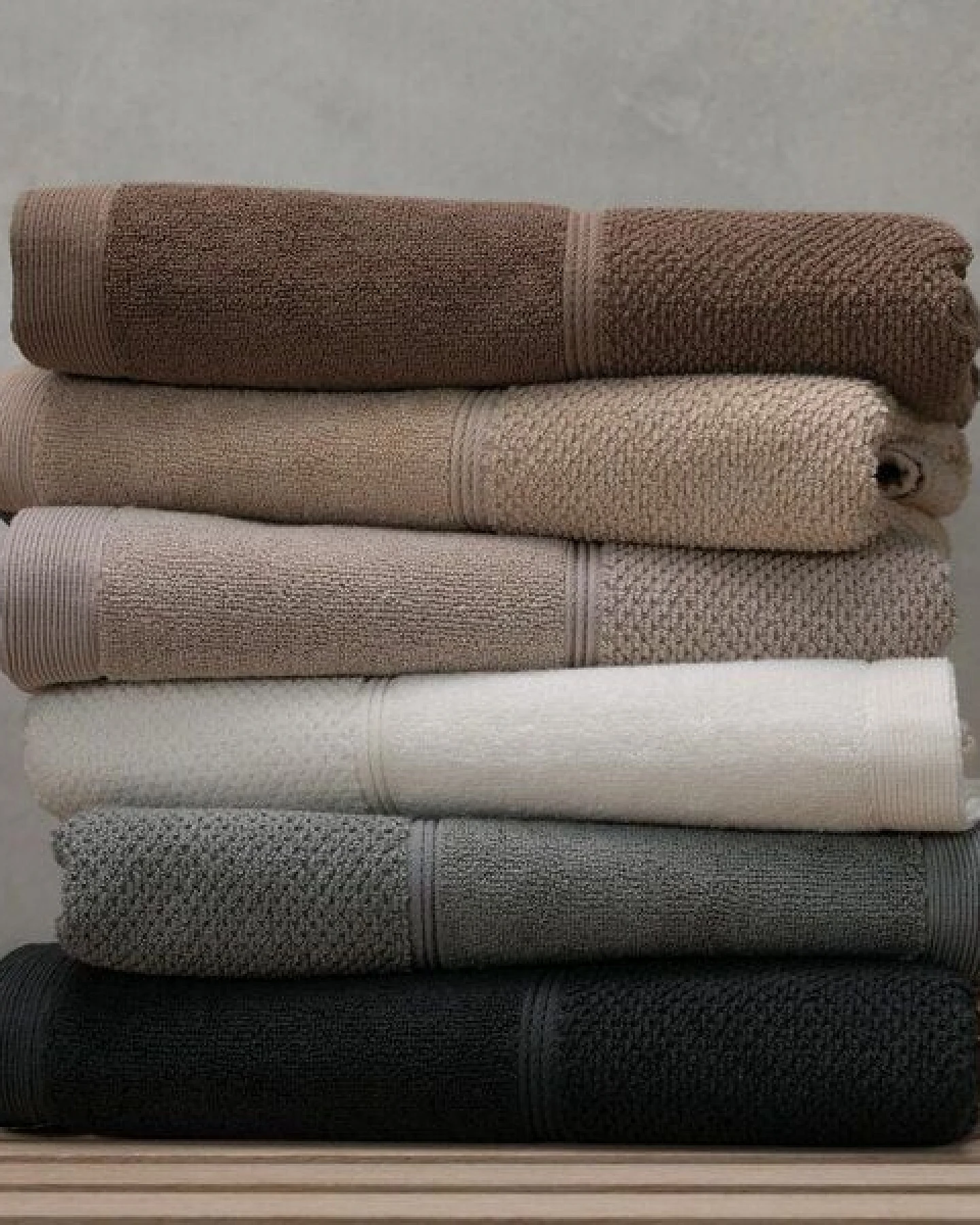 Kushel Towels The Family Set - Handtuch SET aus Biobaumwolle und Holzfaser – Ansicht 4