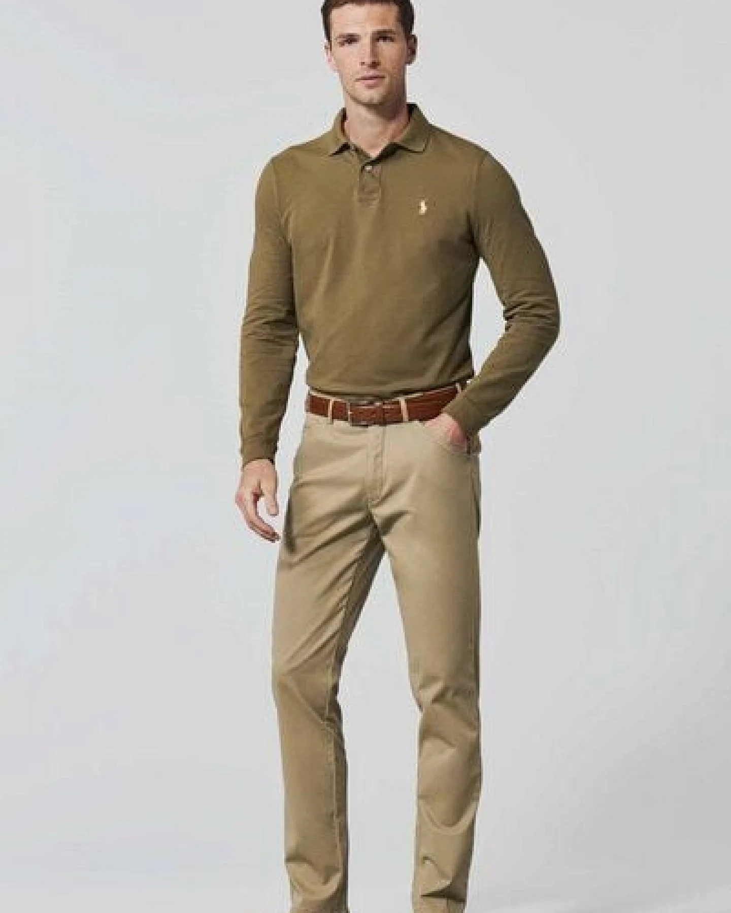 MEYER Tow-Tone-Super-Stretch-Baumwollchino – Ansicht 2