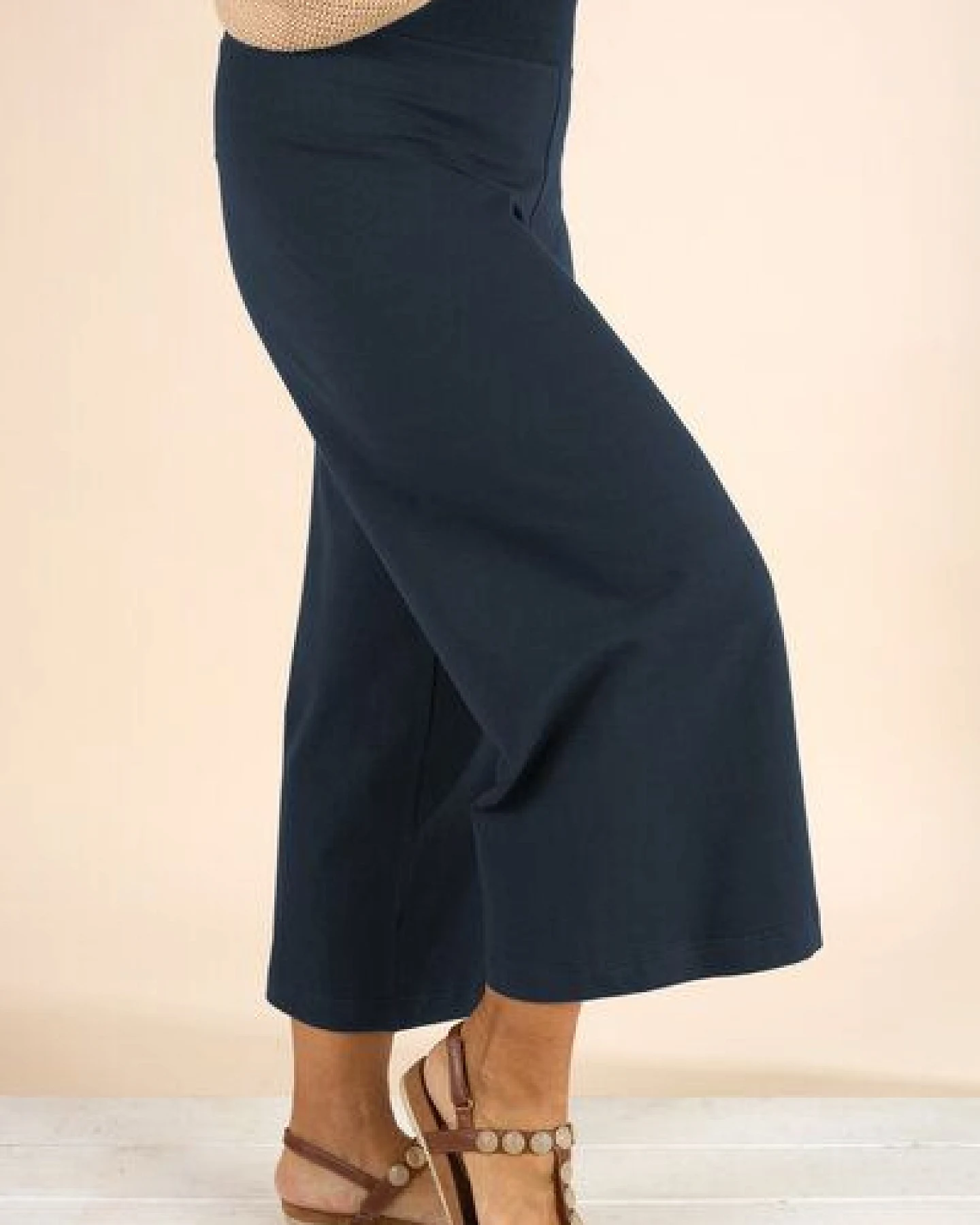 La Gitana Culotte Hose Damen Bio-Baumwolljersey – „Loah“ – Ansicht 3