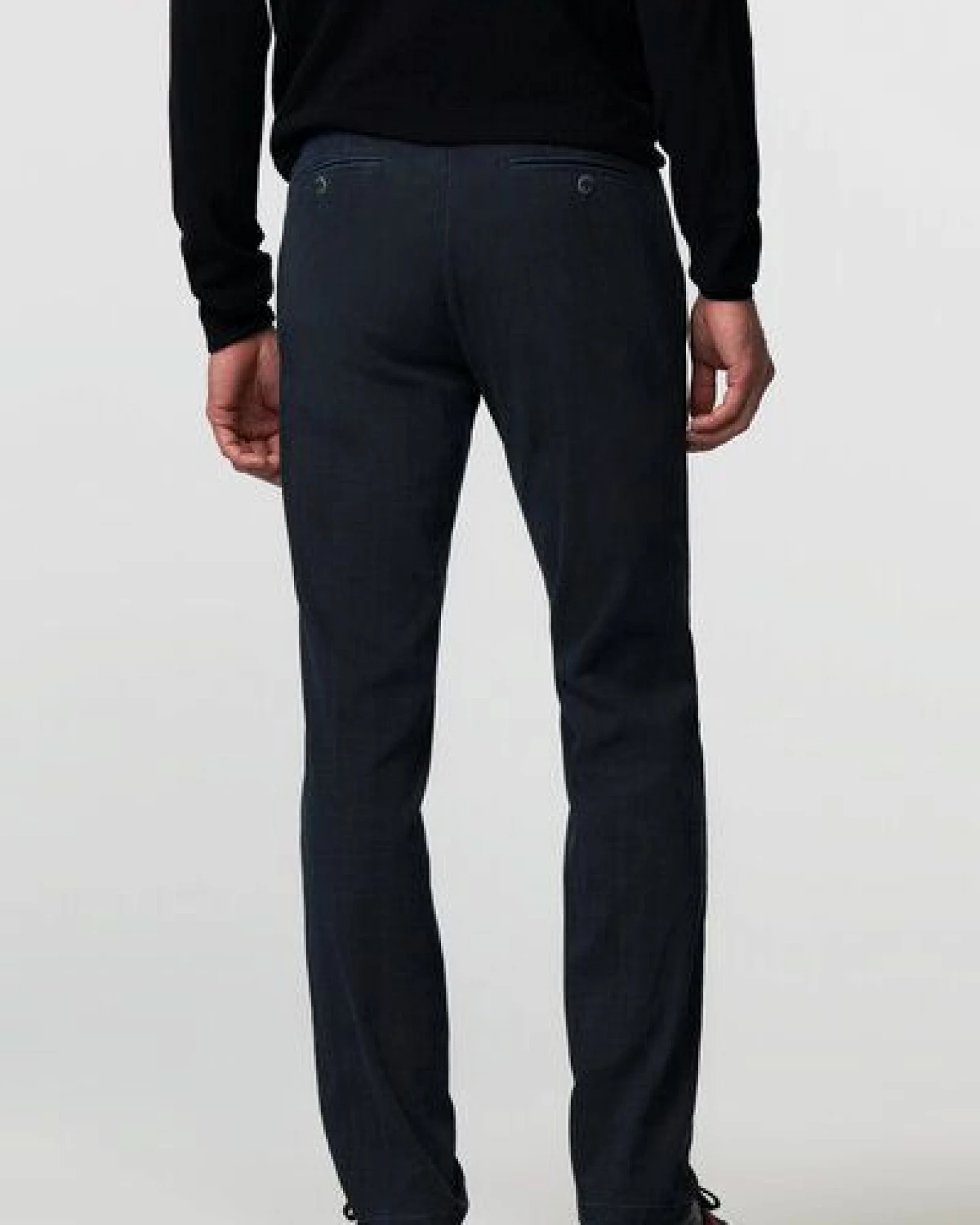 MEYER BAUMWOLLE-CHECK-CHINO – Ansicht 3