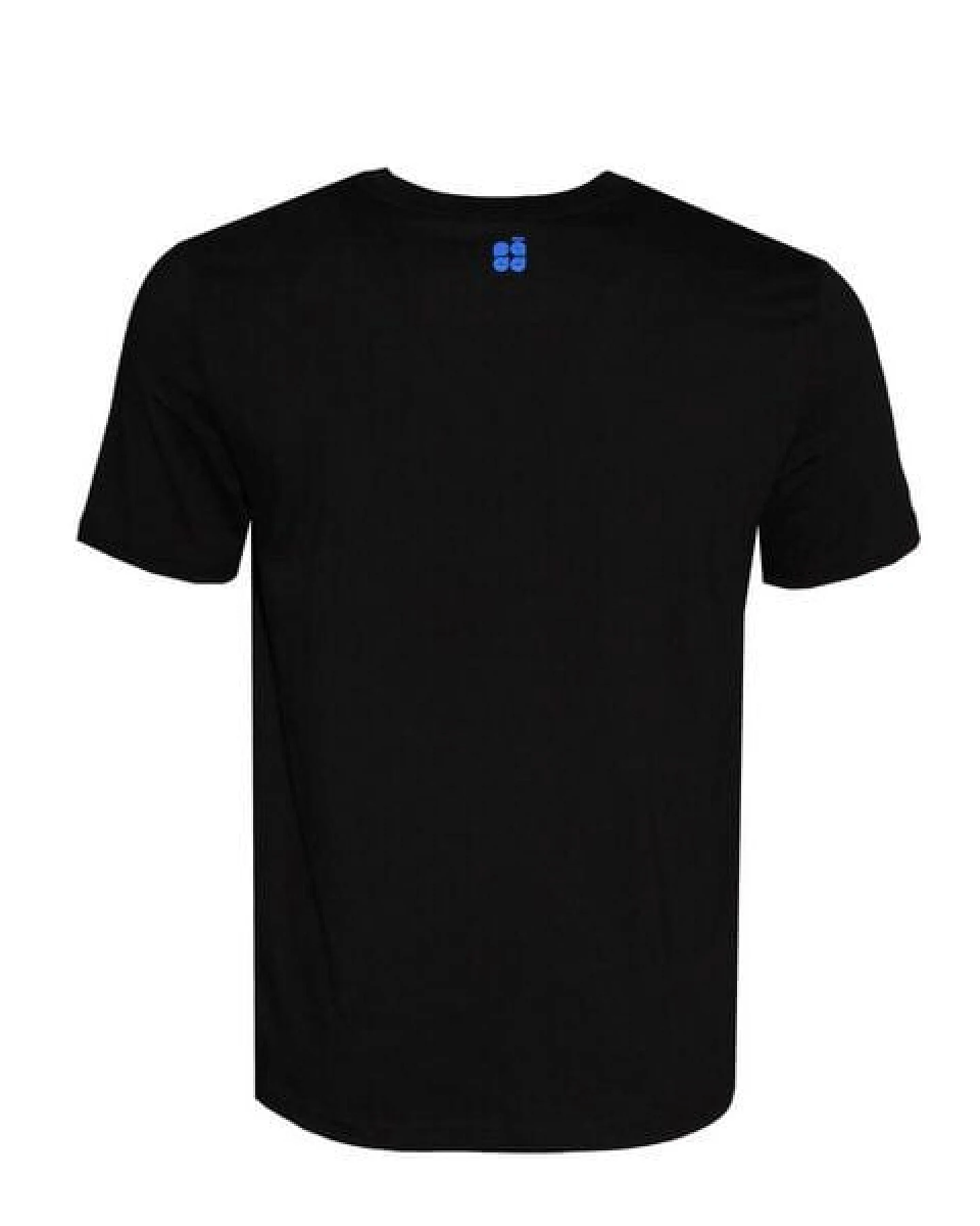 FÄDD Herren T-Shirt Rundhals aus Bio-Baumwolle "Päckmän BT" Schwarz – Ansicht 3