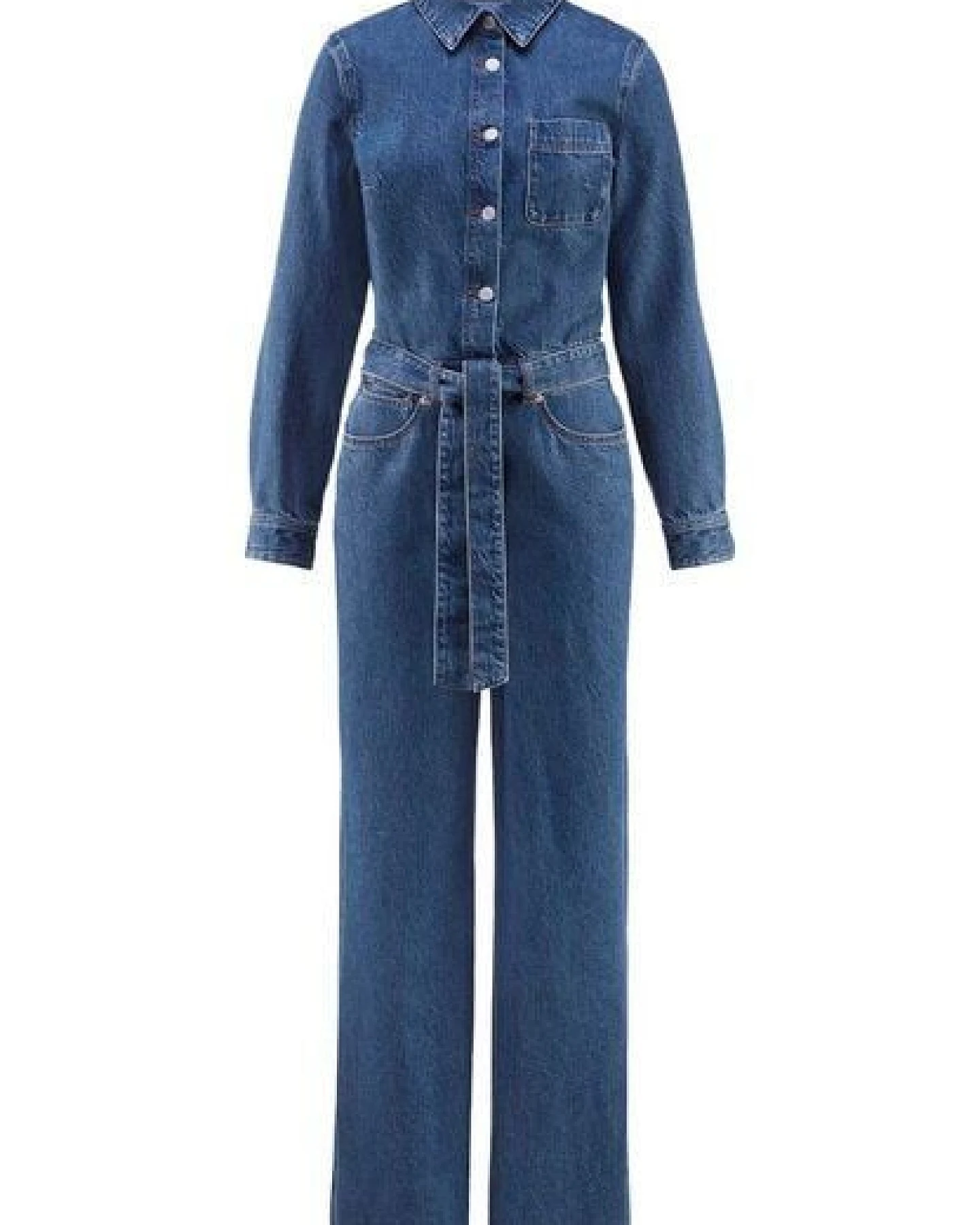 hessnatur Jeans Overall Wide Leg aus Bio-Baumwolle mit TENCEL Lyocell – Ansicht 3