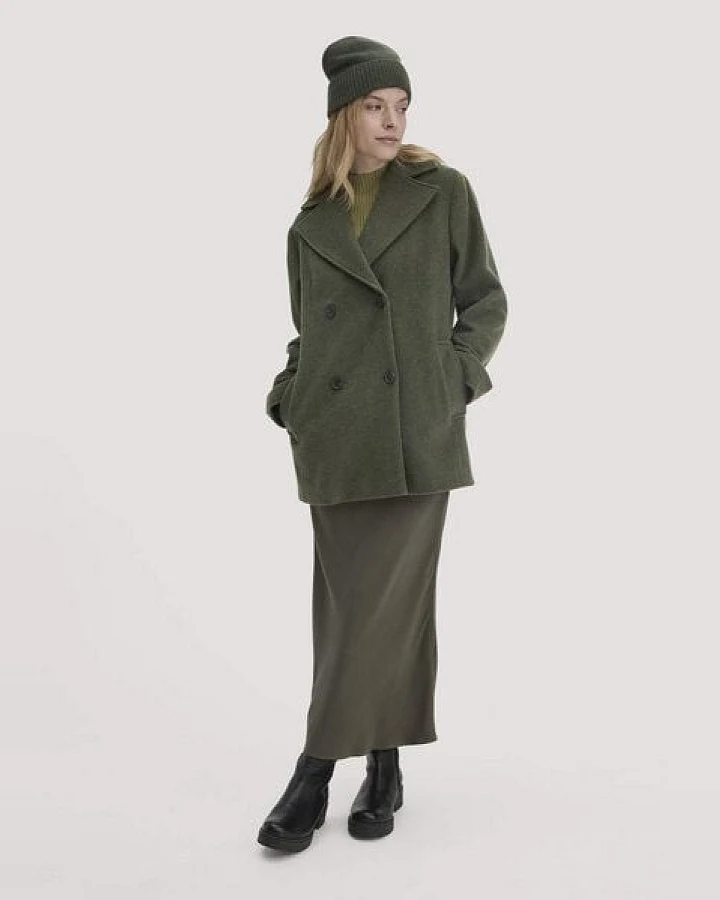 hessnatur Wolljacke Caban Relaxed aus reiner Schurwolle