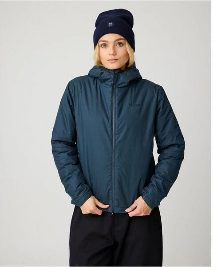 KnowledgeCotton Apparel Jacke VENT 140 Ripstop isoliert mit Merinowolle - Damen