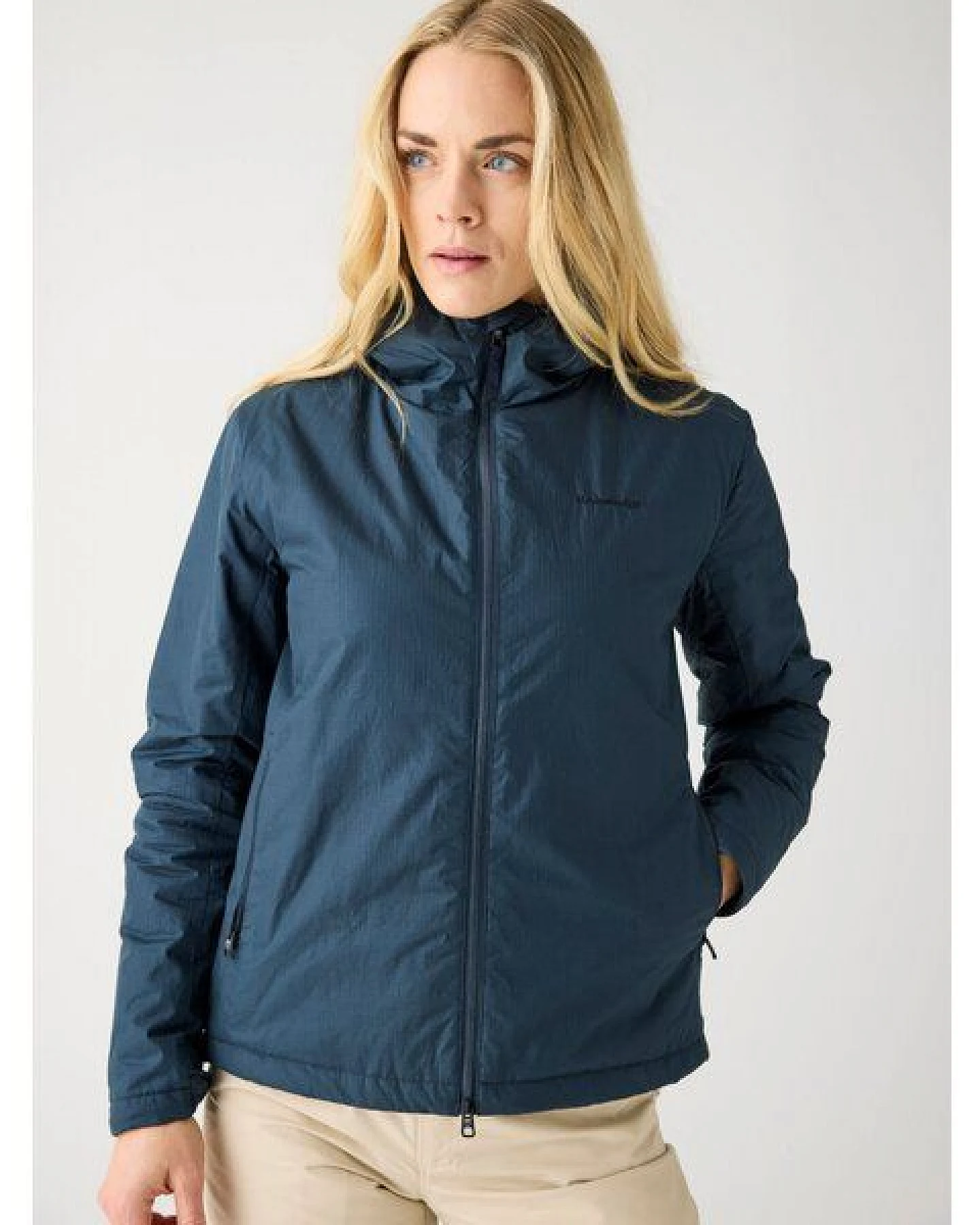 KnowledgeCotton Apparel Jacke VENT 140 Ripstop isoliert mit Merinowolle - Damen – Ansicht 2