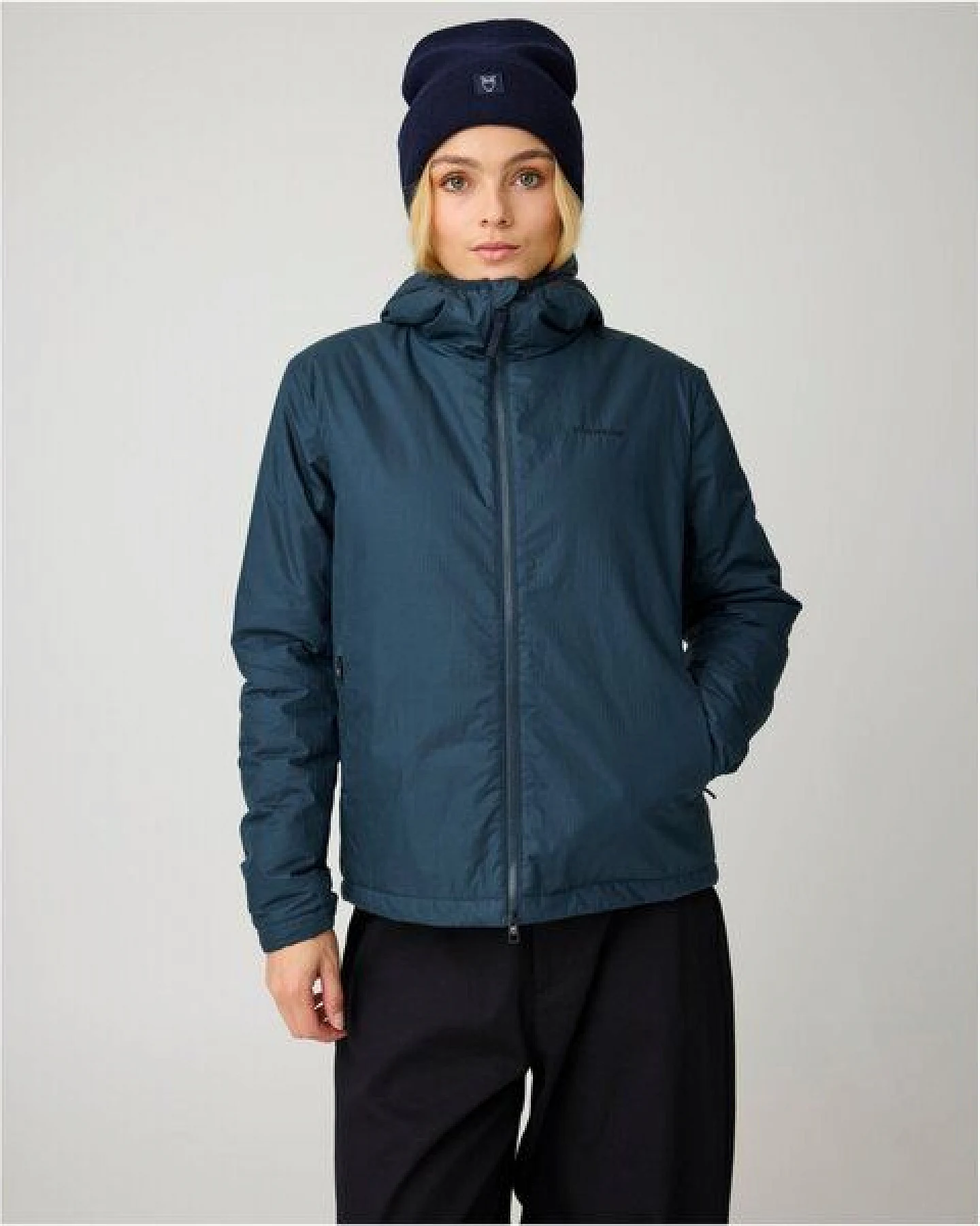 KnowledgeCotton Apparel Jacke VENT 140 Ripstop isoliert mit Merinowolle - Damen – Ansicht 3
