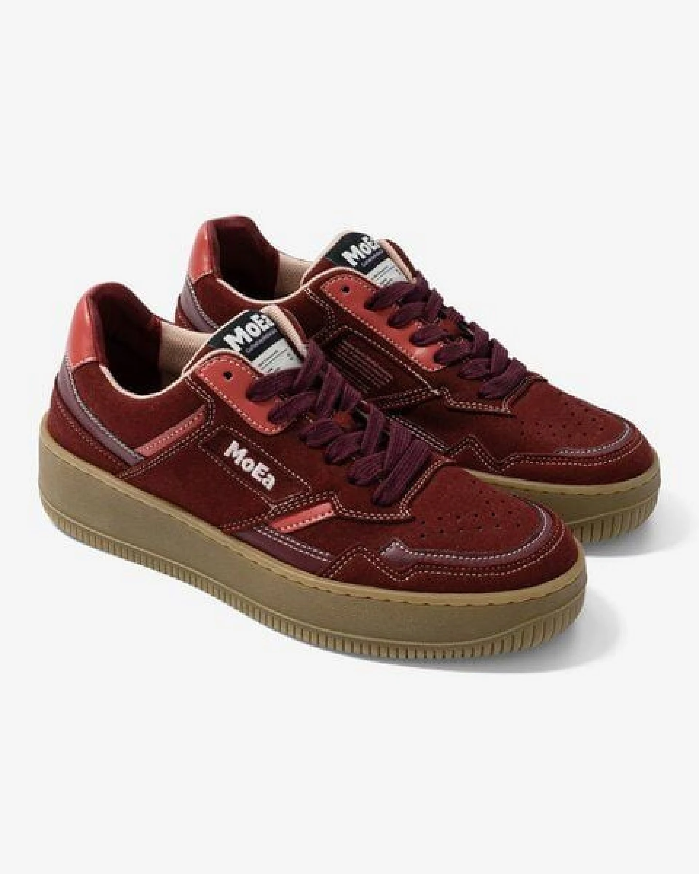 MoEa Sneakers GEN1 - Grapes Suede Wine – Ansicht 2