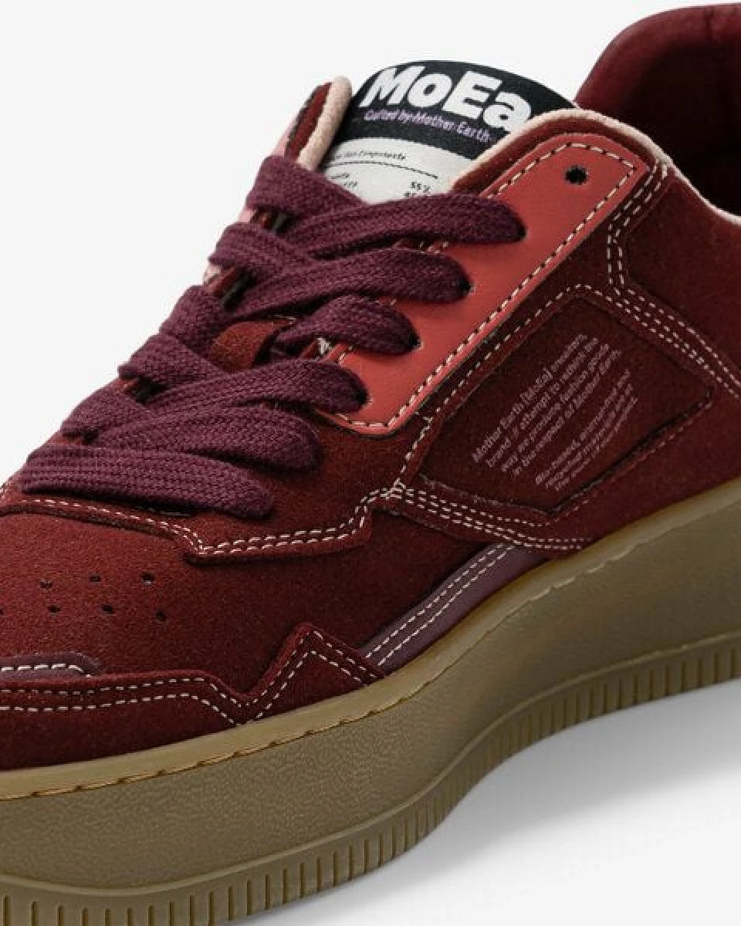 MoEa Sneakers GEN1 - Grapes Suede Wine – Ansicht 3