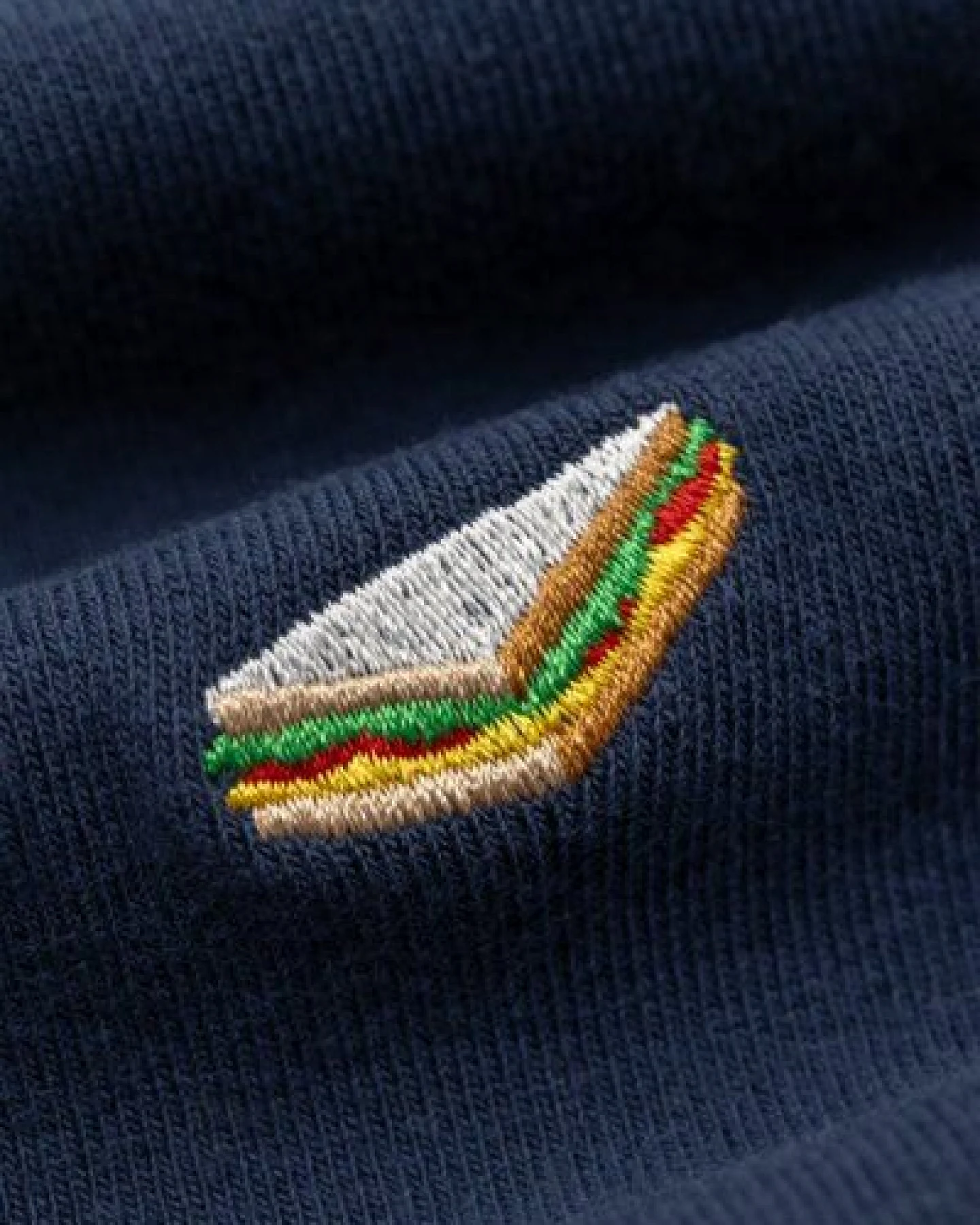 A-Dam Dunkelblaue Socken Navy Sandwich – Ansicht 2