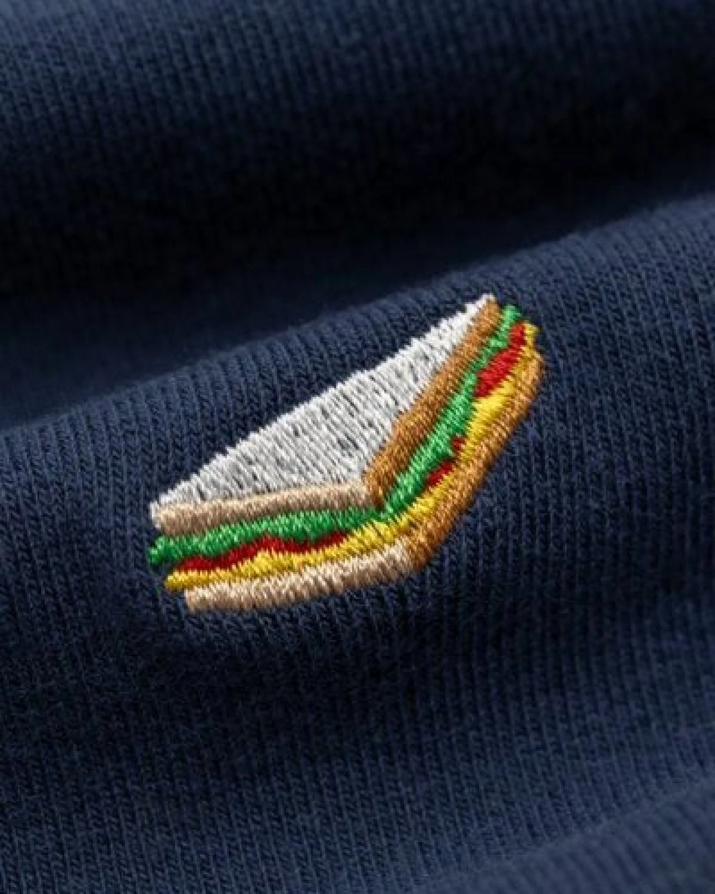 A-Dam Dunkelblaue Socken Navy Sandwich – Ansicht 2