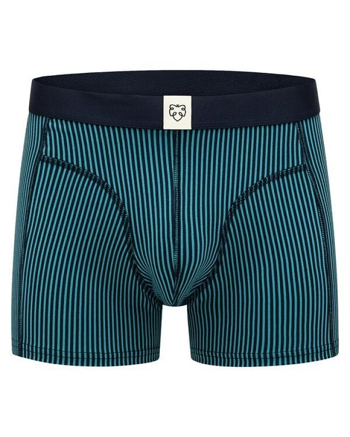 A-Dam Gestreifte Boxer Briefs Navy Twotone Stripe