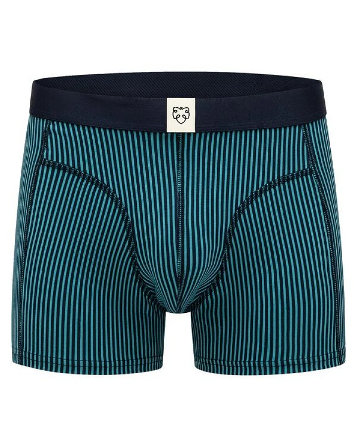 A-Dam Gestreifte Boxer Briefs Navy Twotone Stripe