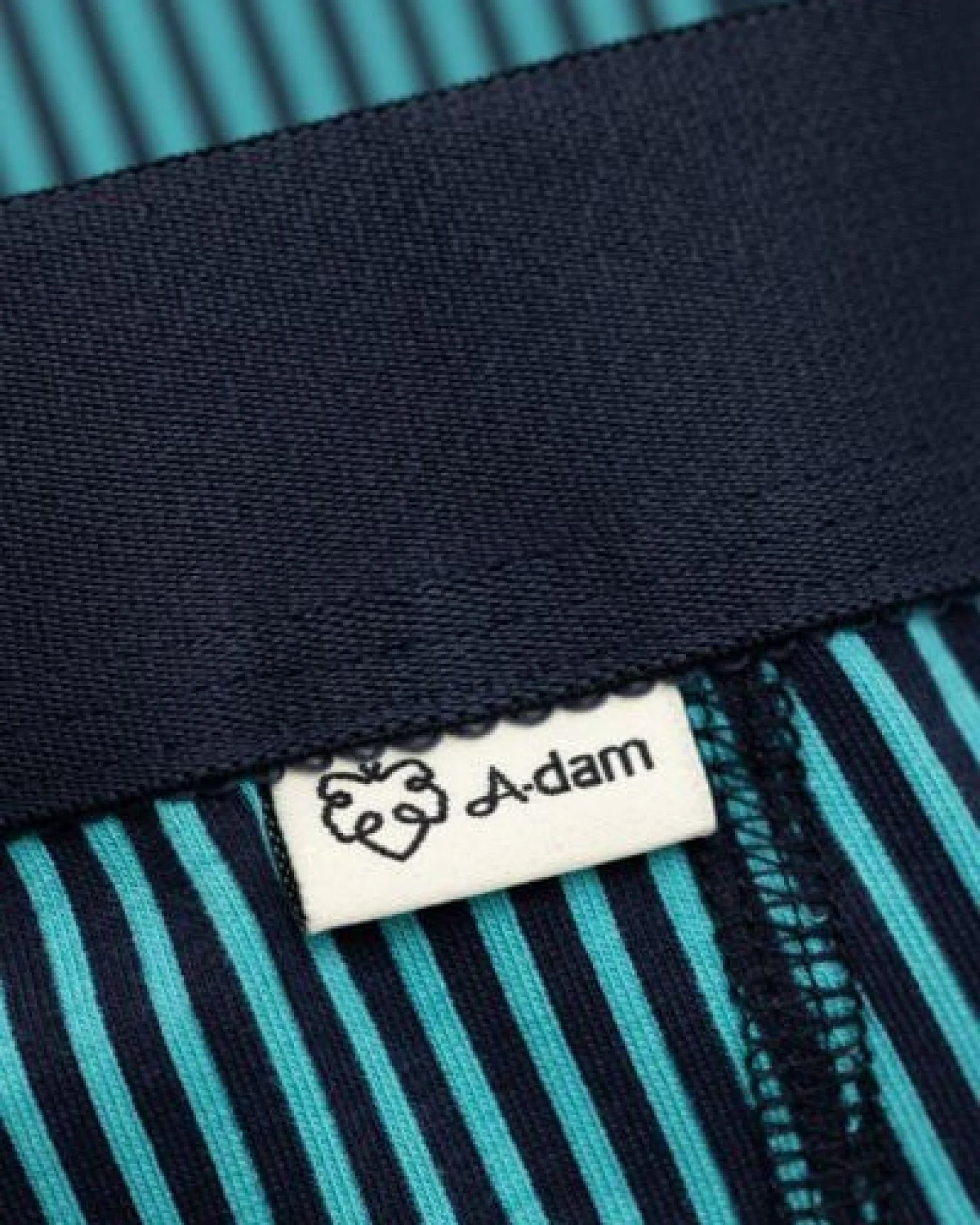 A-Dam Gestreifte Boxer Briefs Navy Twotone Stripe – Ansicht 4